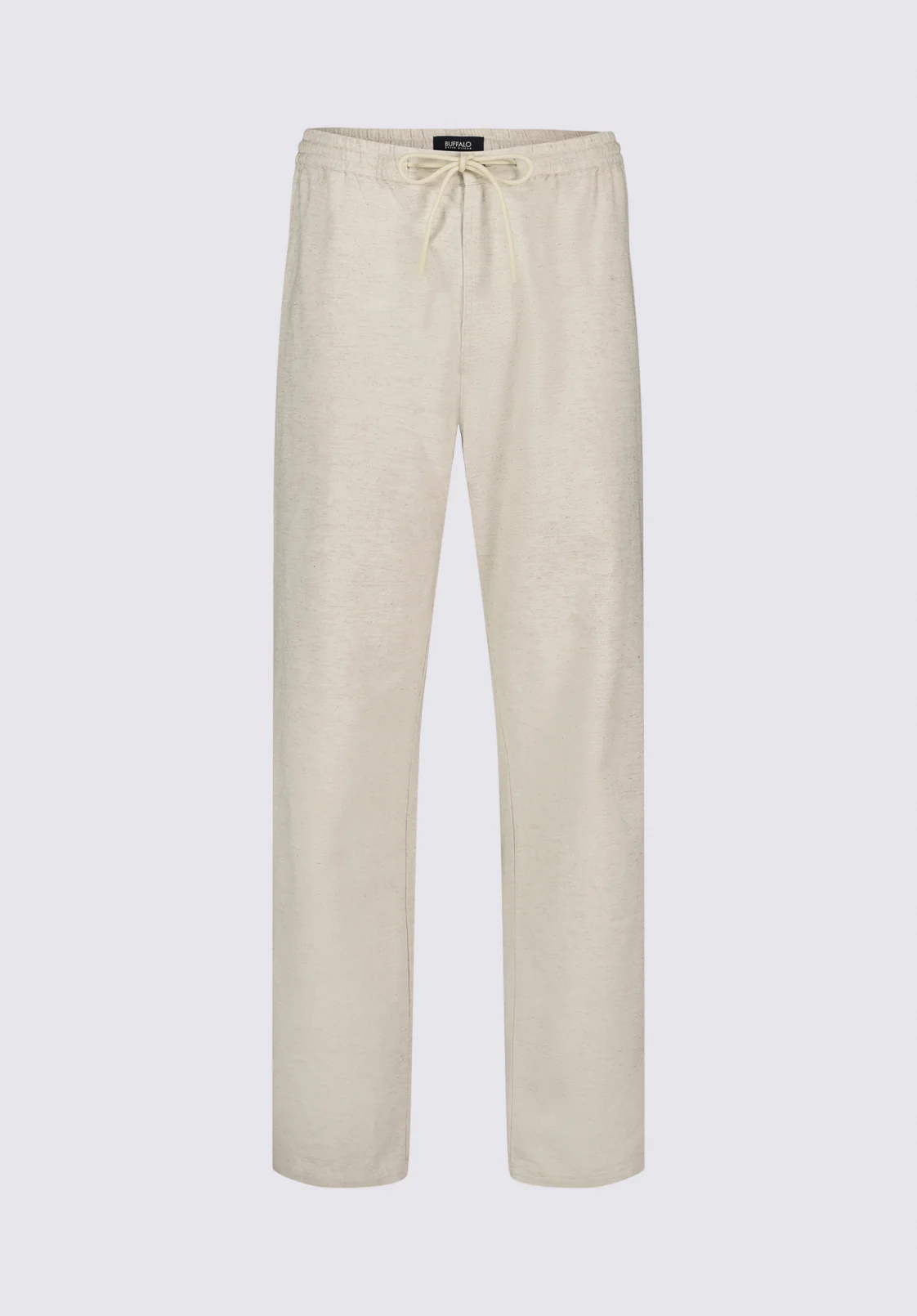 Pilsen Men's Linen Blend Straight Pants, Milk - BM24724 - Image 7