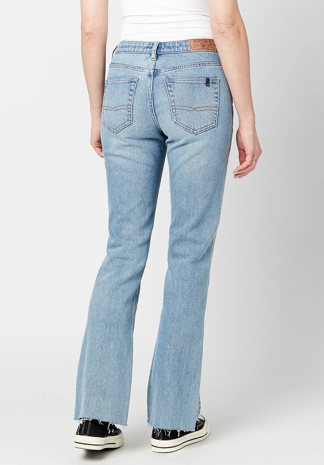 Queen Women's Mid Rise Bootcut Jeans, Vintage Sanded - BL15857 - Image 5