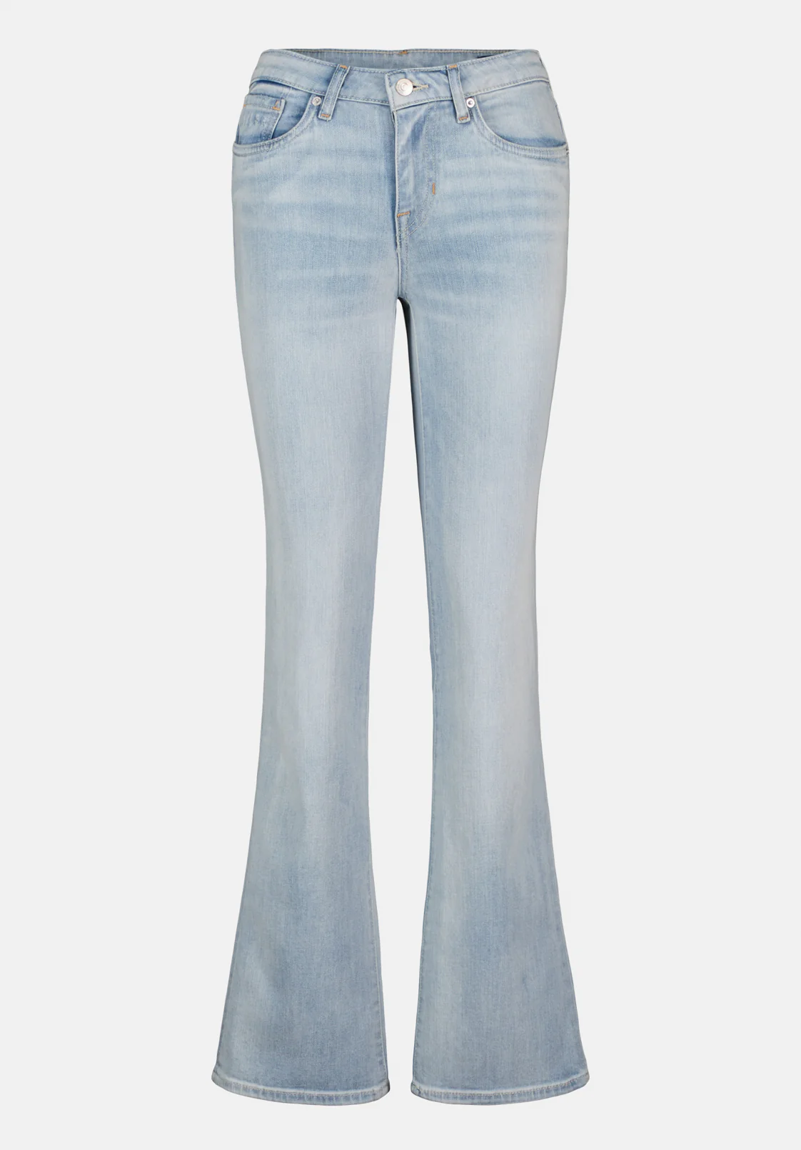 Queen Women's Mid Rise Bootcut Jeans, Vintage Blue - BL16045 - Image 5