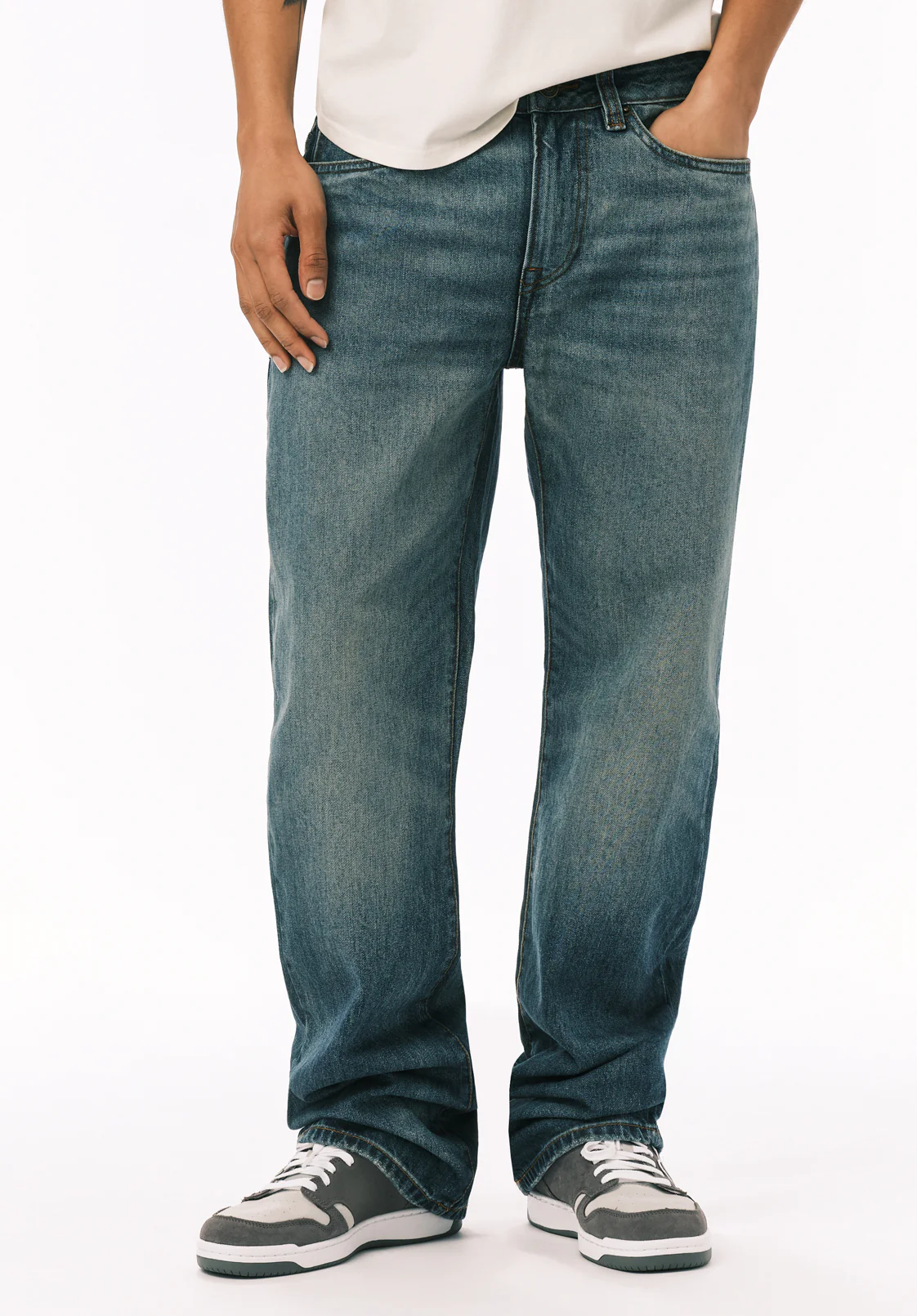 Ruffer Men's Easy Fit Jeans, Dirty Vintage - BM26135 - Image 2
