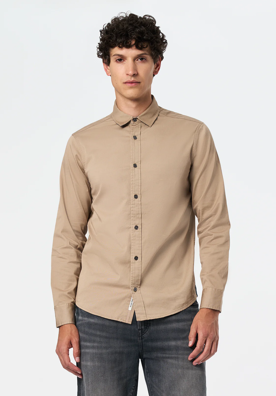 Sagrani Men's Long Sleeve Shirt, Dune - BM24688 - Image 2