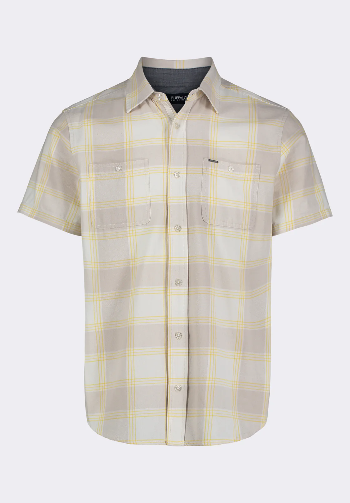 Sierra Men's Long Sleeve Plaid Shirt, Milk - BM24553 - Image 6