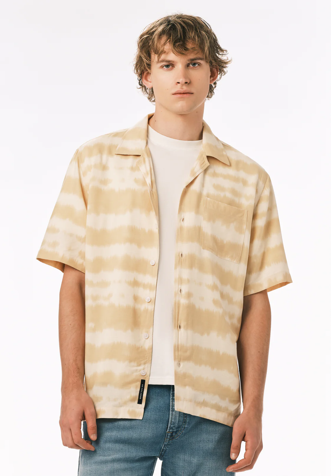 Sandro Men's Short Sleeve Printed Camp Shirt, Boulder - BM24801 - Image 2