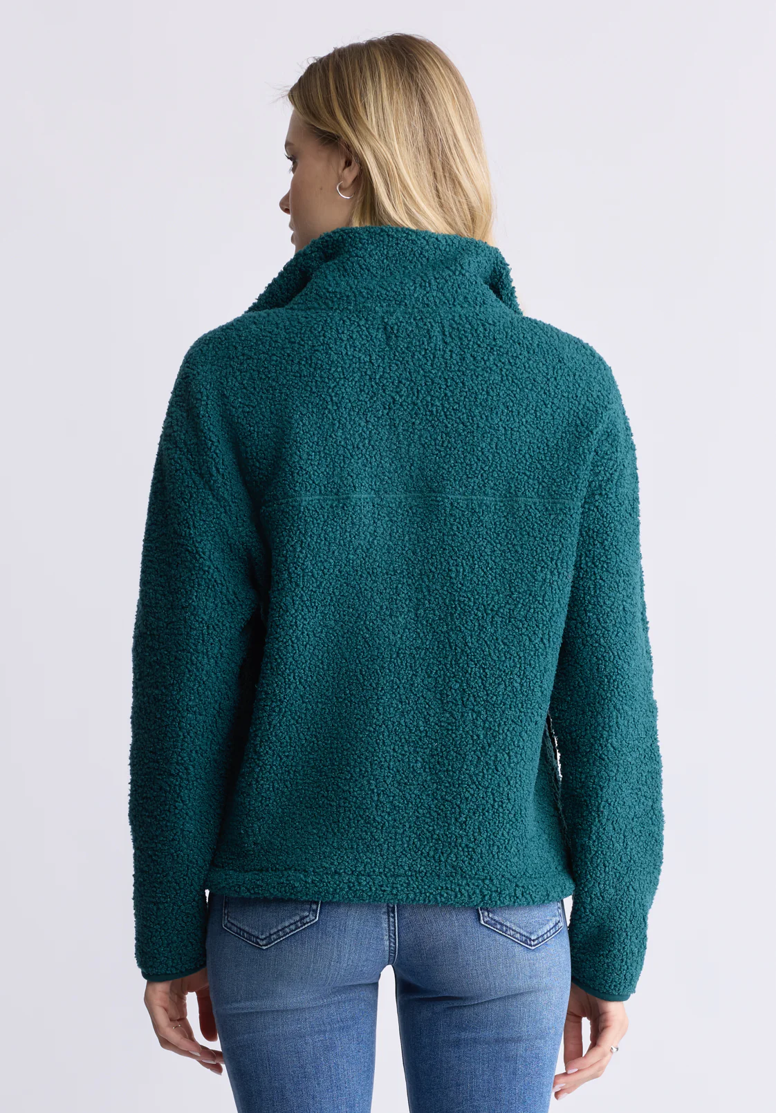 Sena Women's Sherpa Jacket, Dark Sea - JK0036F - Image 4