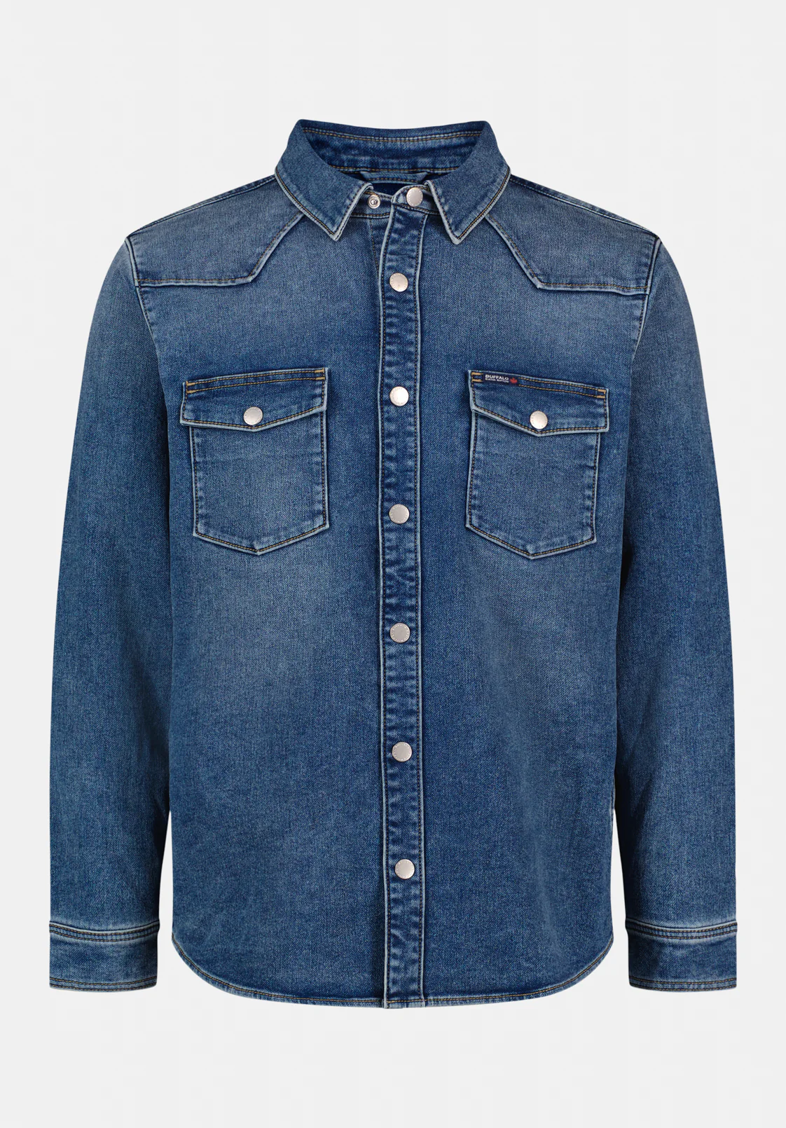 Shane Men's Denim Shirt, Indigo - BM26070 - Image 5