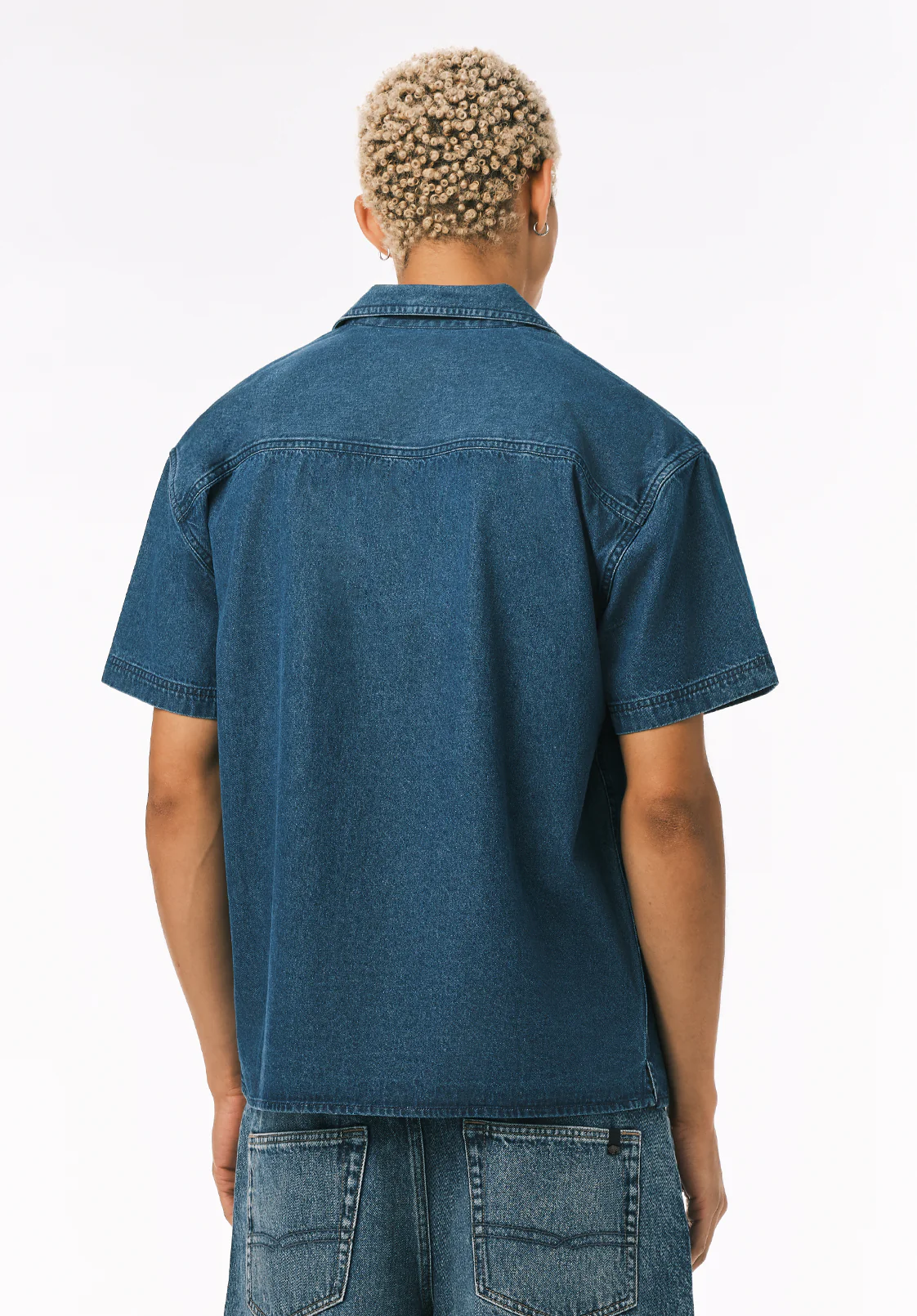 Shawn Men's Short Sleeve Boxy Shirt, Mirage - BM24851 - Image 4