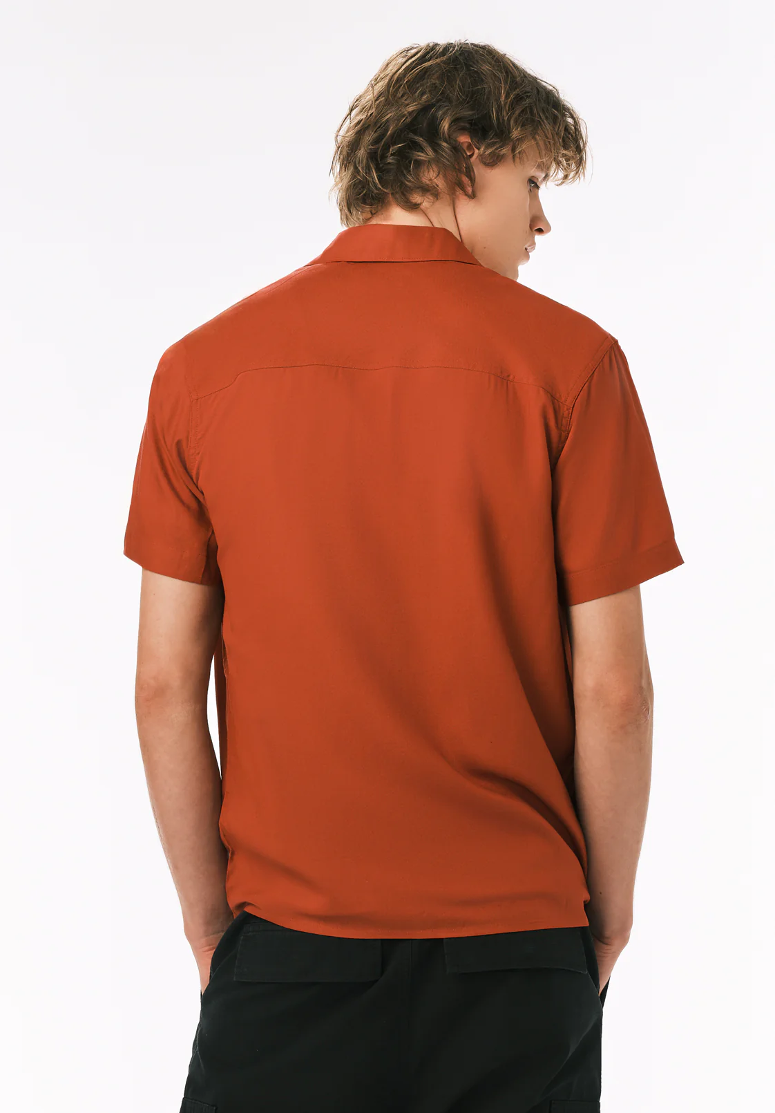 Sirilo Men's Short Sleeve Shirt, Baked Apple - BM24594 - Image 4