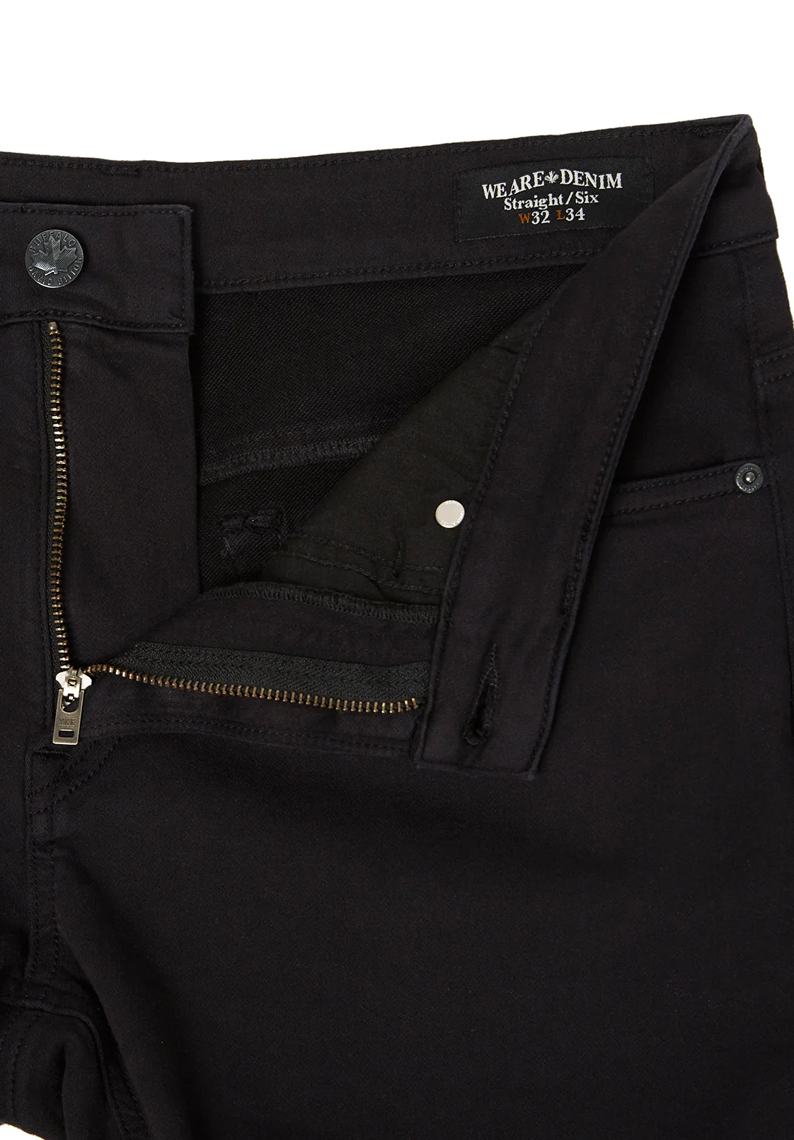 Six Men's Straight Freedom Flex Pants, Black - BM22939 - Image 6