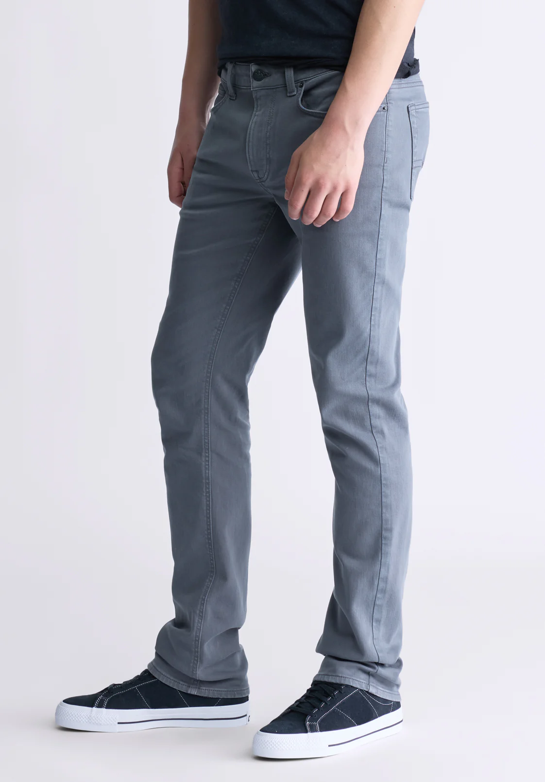 Six Men's Straight Freedom Flex Pants, Graphite - BM22939 - Image 4