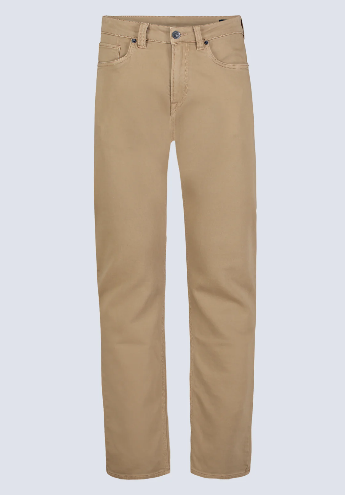 Six Men's Straight Freedom Flex Pants, Dark Beige - BM22939 - Image 8