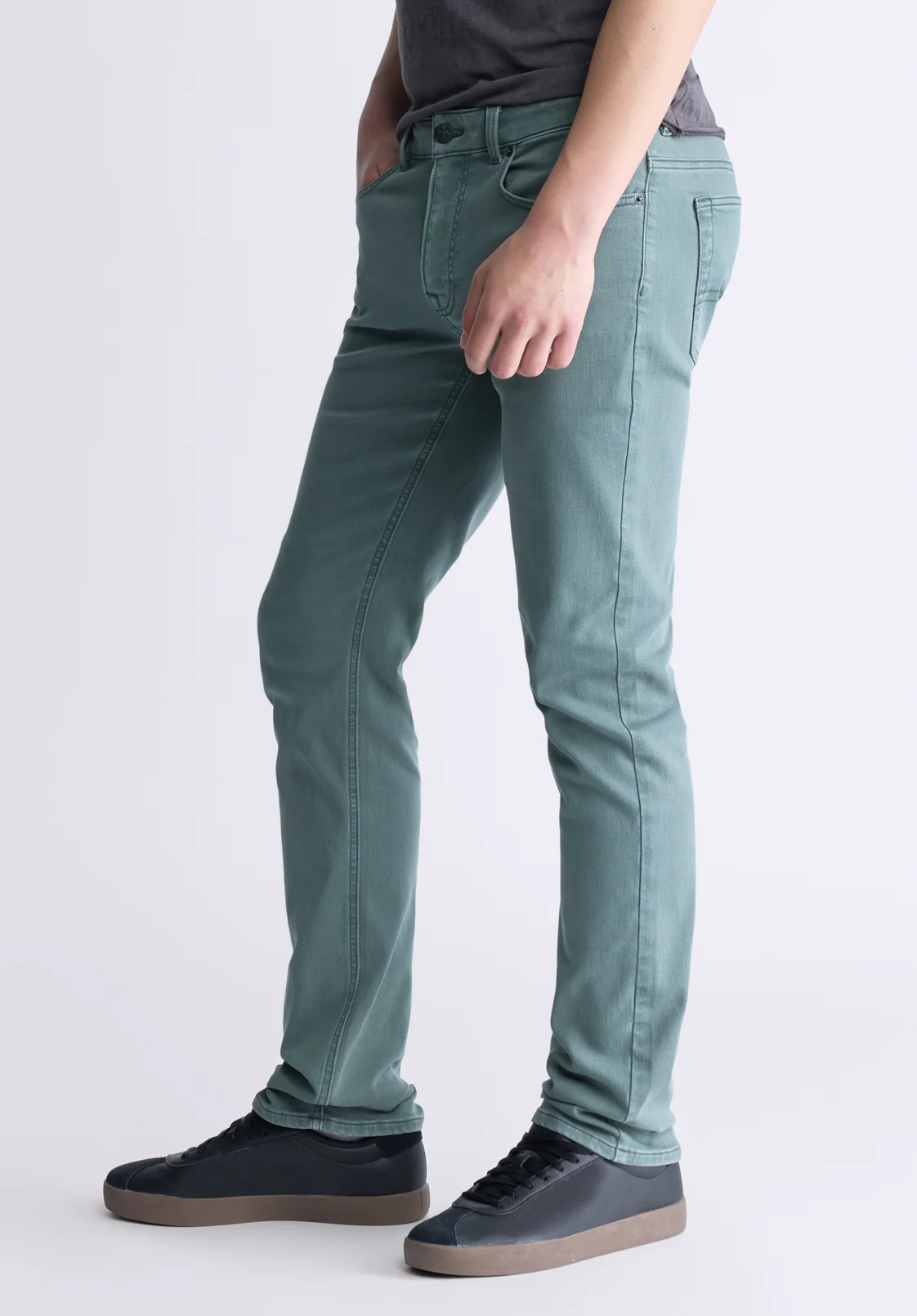 Six Men's Straight Freedom Flex Pants, Balsam Green - BM22939 - Image 4