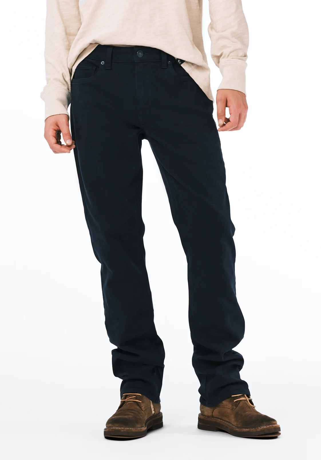 Six Men's Straight Freedom Flex Pants, Whale - BM22939 - Image 2
