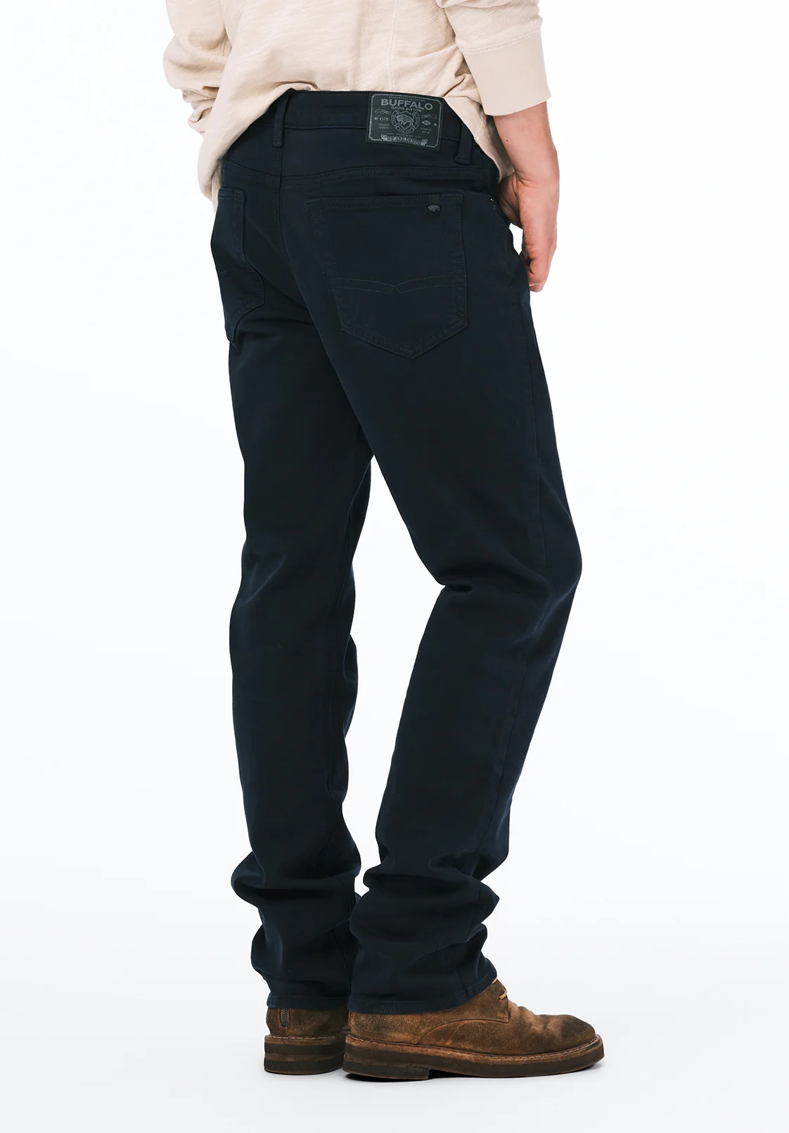 Six Men's Straight Freedom Flex Pants, Whale - BM22939 - Image 4
