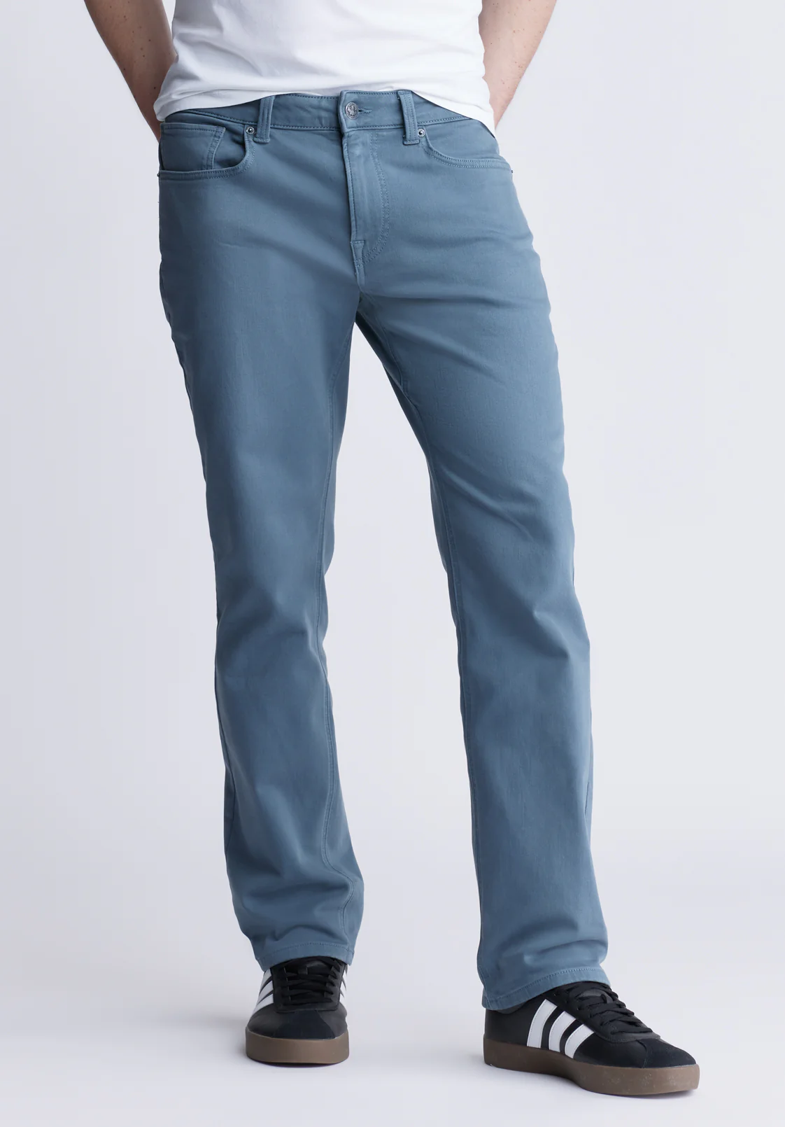 Six Men's Straight Freedom Flex Pants, Mirage - BM22939 - Image 2