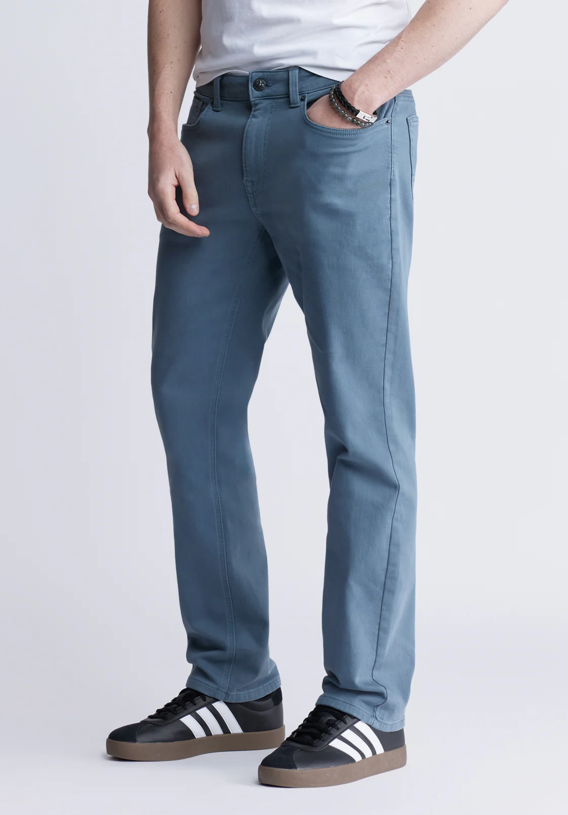 Six Men's Straight Freedom Flex Pants, Mirage - BM22939 - Image 3