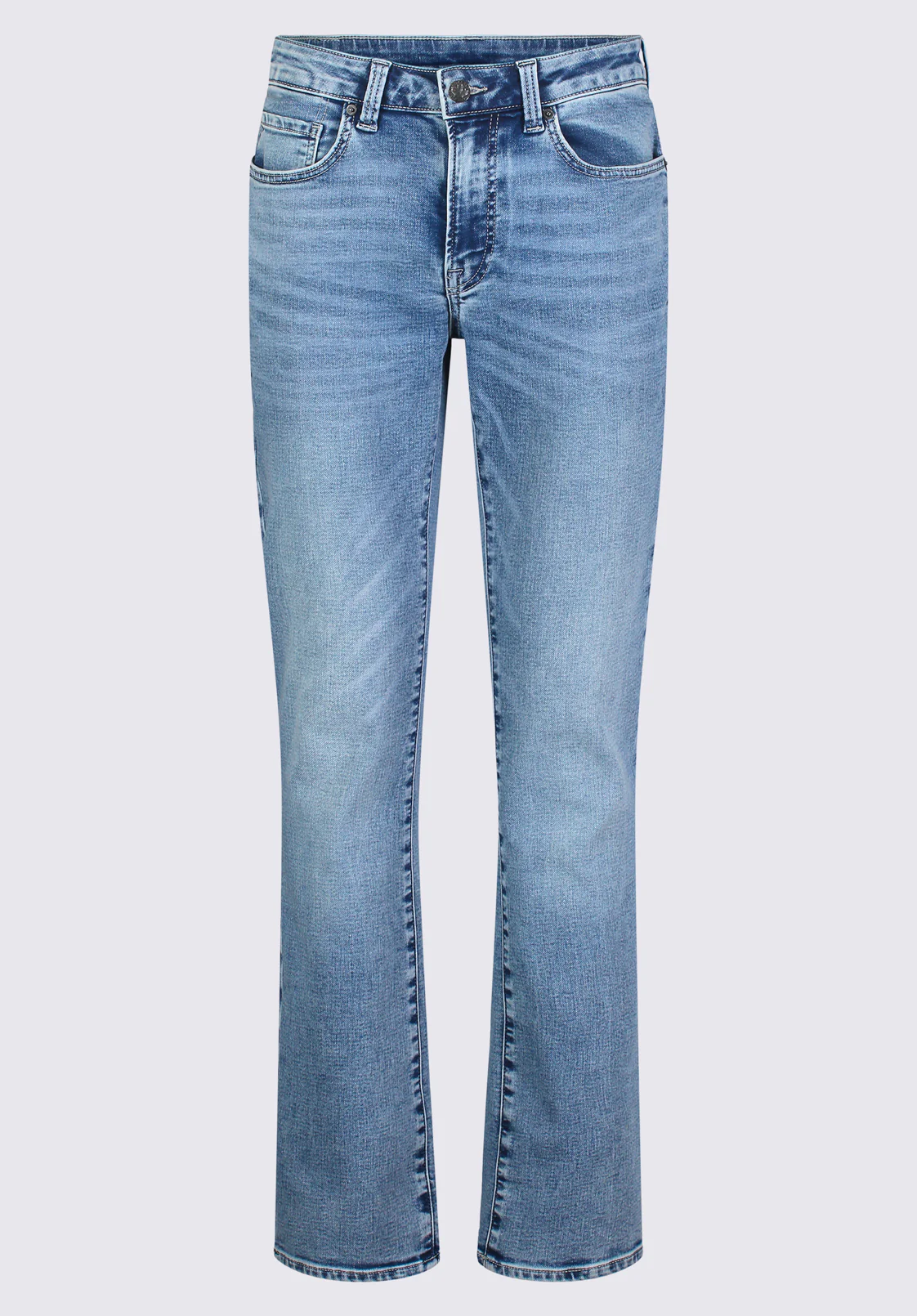 Six Men's Straight Freedom Flex Jeans, Sanded Wash - BM22998 - Image 7