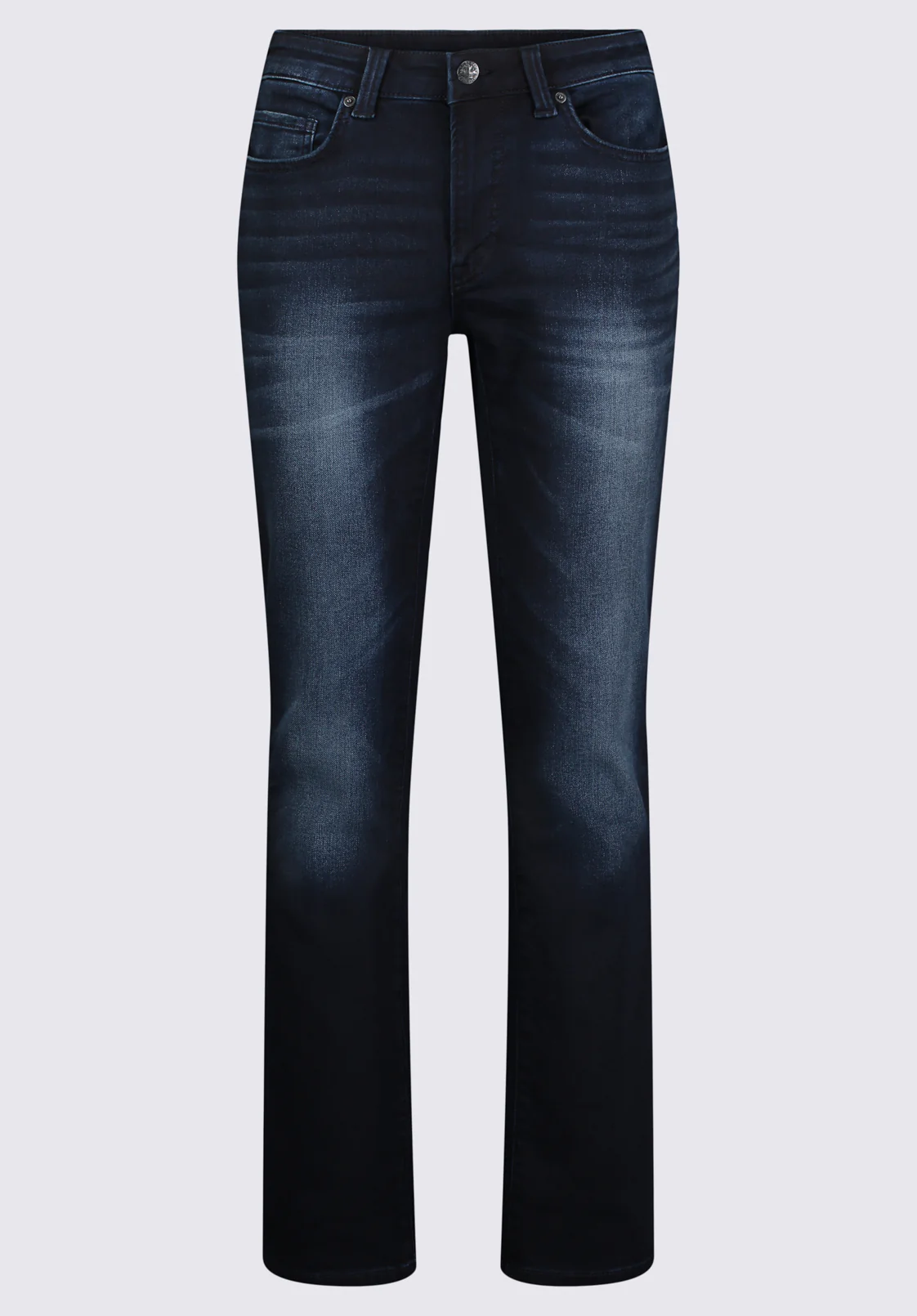 Six Men's Straight Freedom Flex Jeans, Dark and Sanded - BM22999 - Image 7