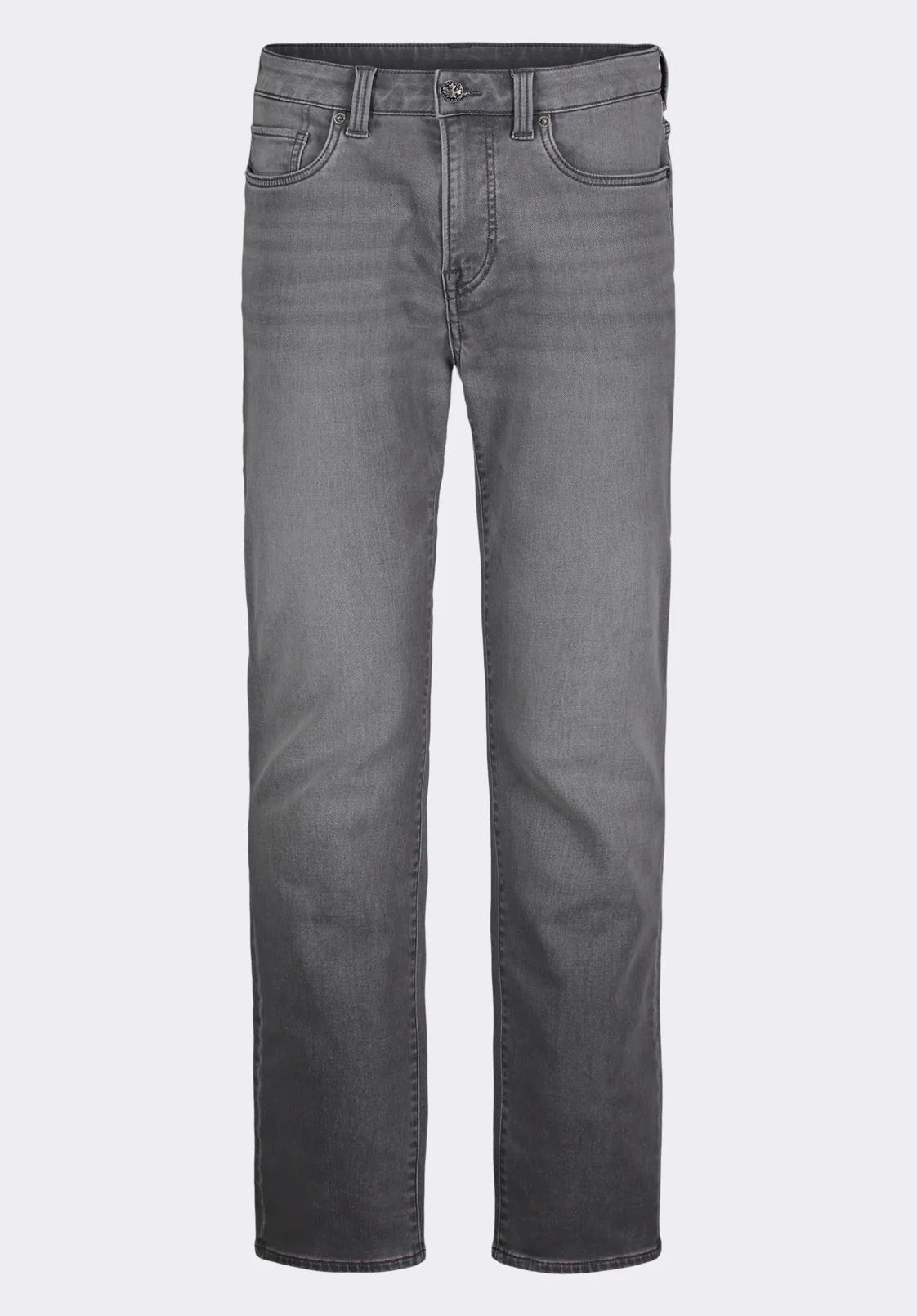 Six Men's Straight Freedom Flex Jeans, Grey Sanded - BM26088 - Image 6