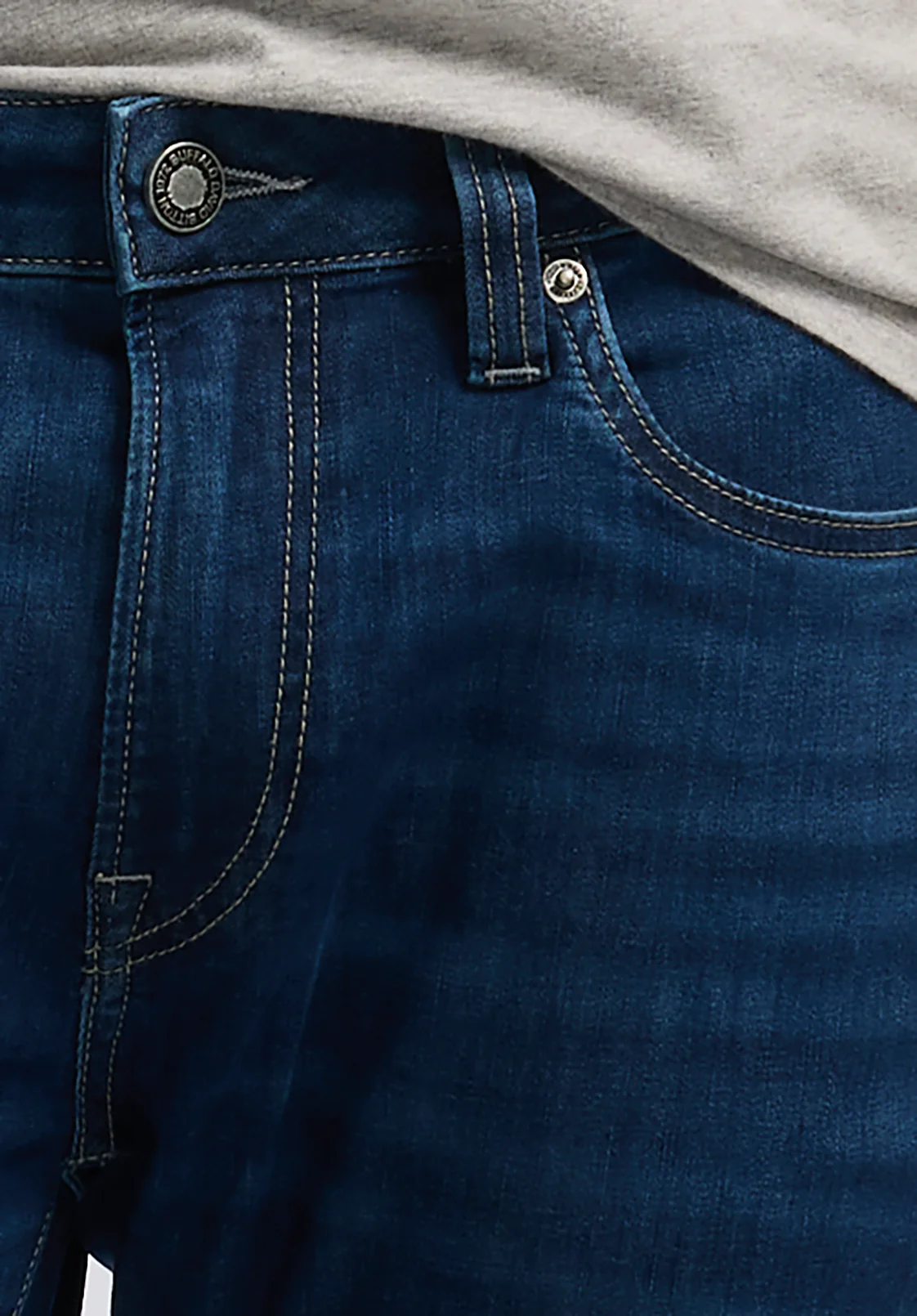 Six Men's Straight Jeans, Authentic Worked - BM26080 - Image 6