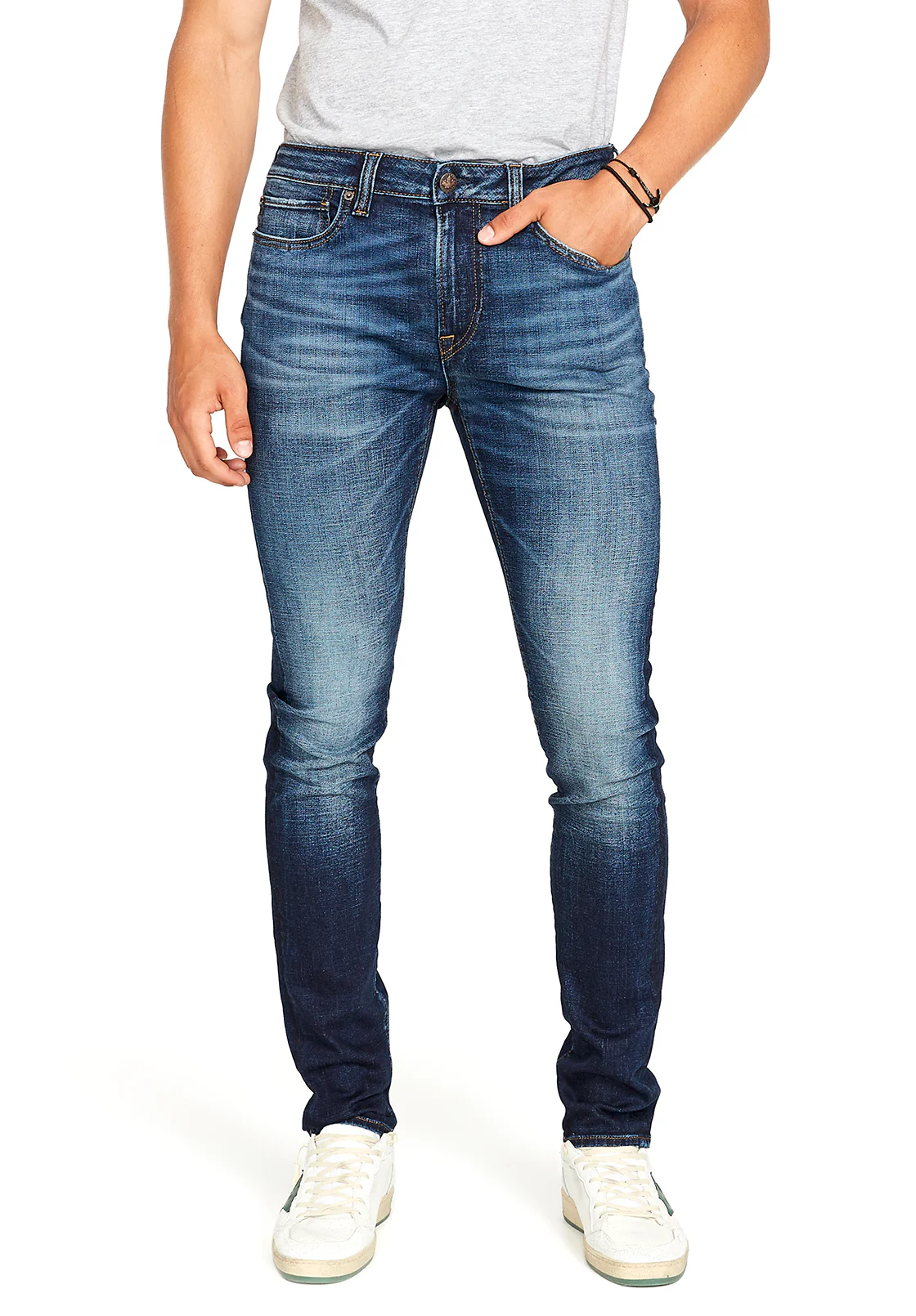 Max Men's Skinny Jeans, Light Medium - BM22586 - Image 2