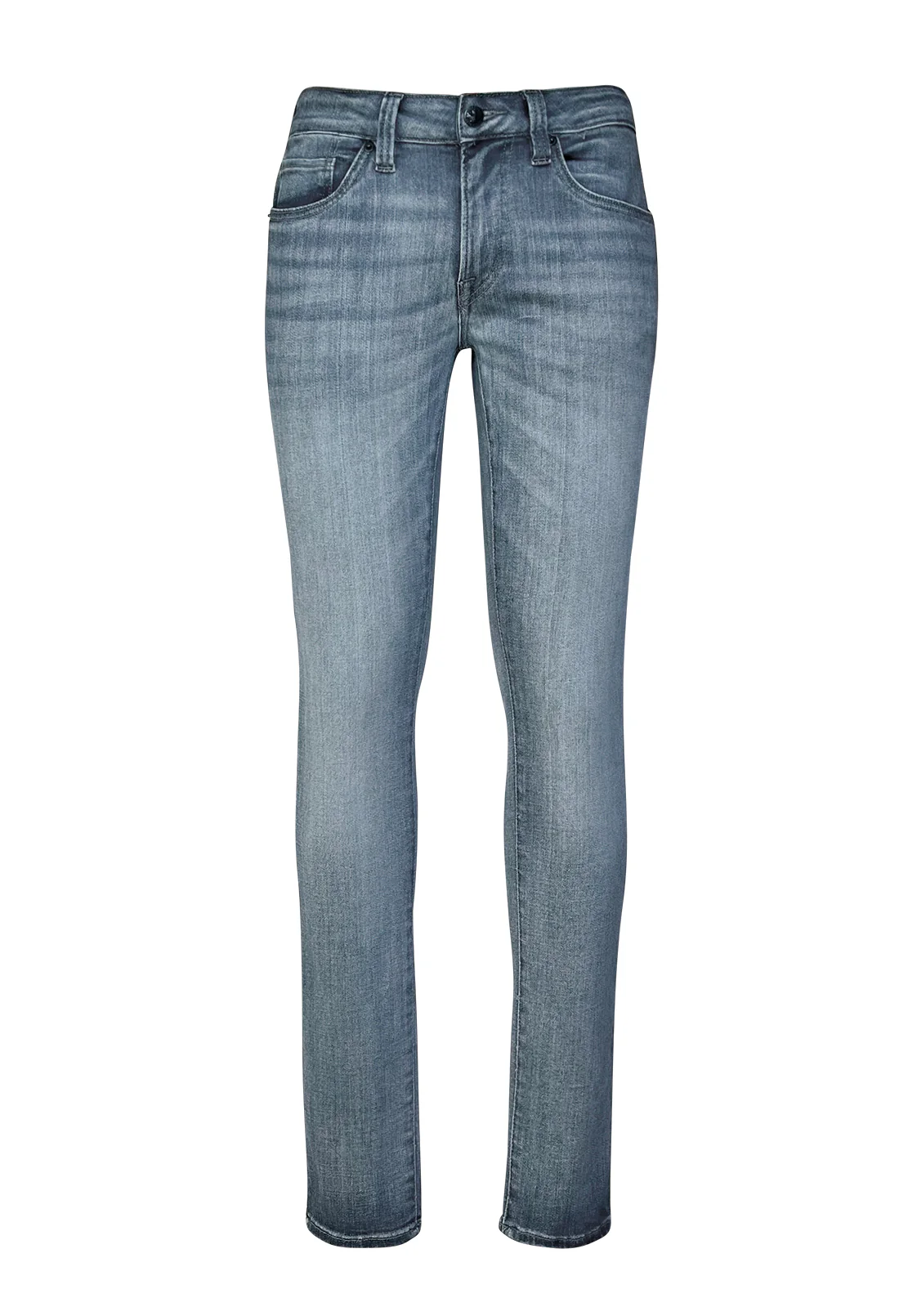 Max Men's Skinny Jeans, Whiskered and Contrasted - BM22590 - Image 6