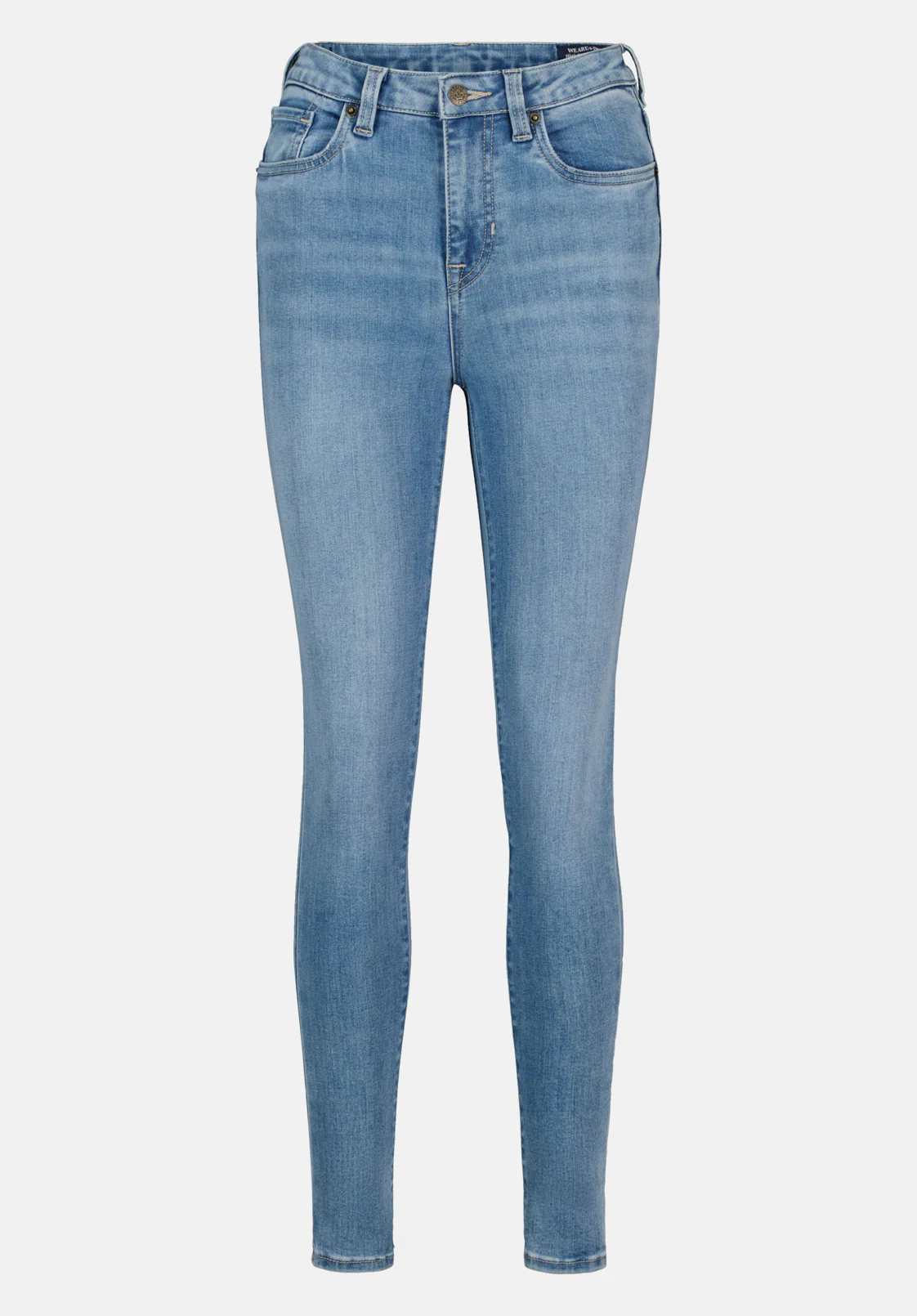 Skylar Women's High Rise Skinny Jeans, Light Vintage - BL15659 - Image 5