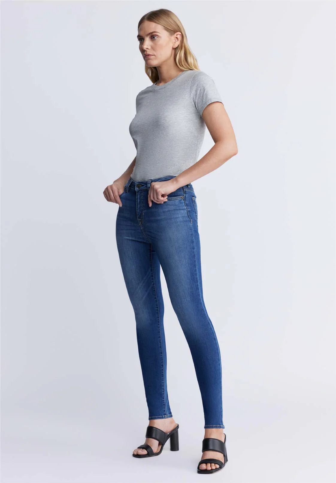 Skylar Women's High Rise Skinny Jeans, Indigo Wash - BL15675