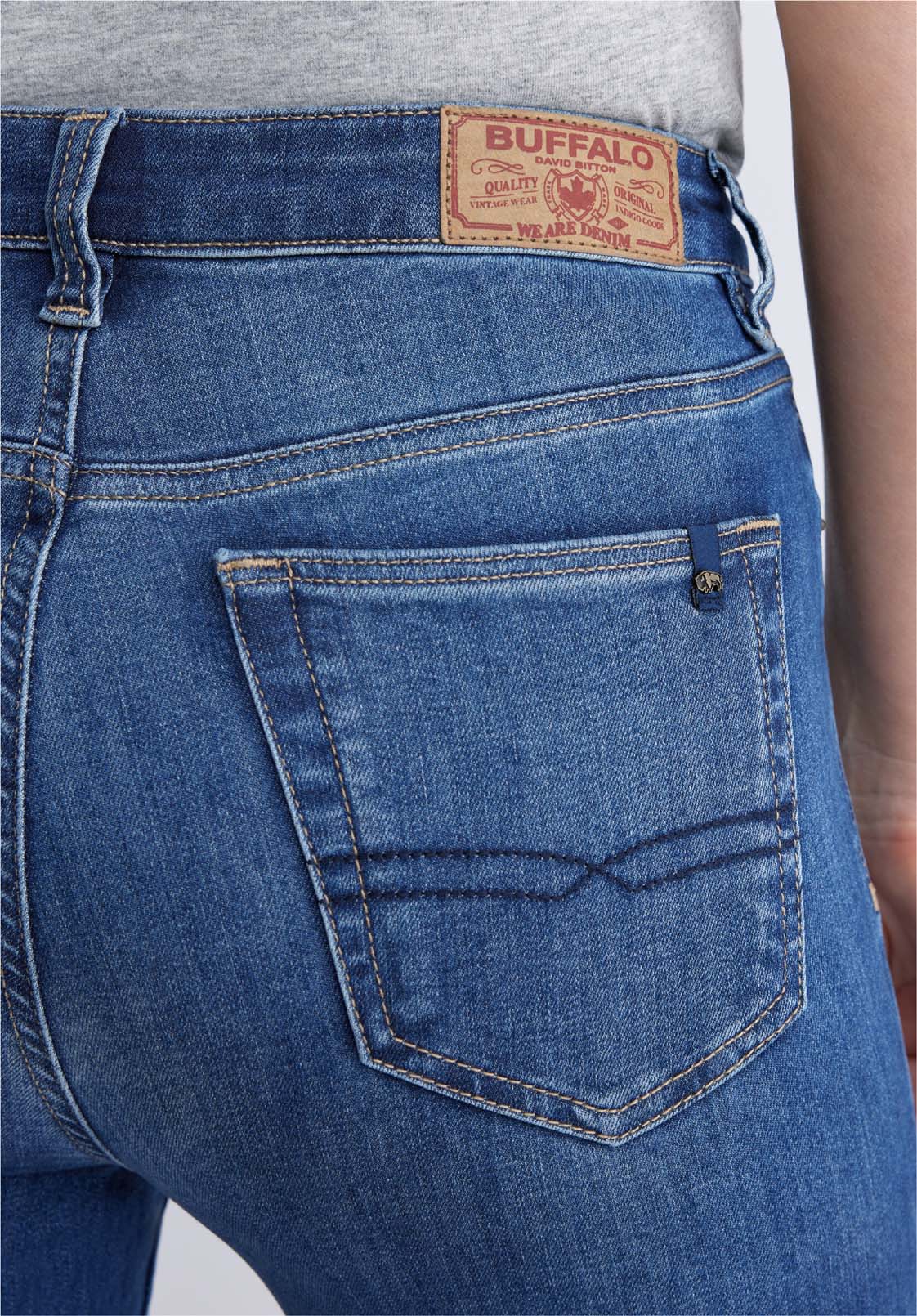 Skylar Women's High Rise Skinny Jeans, Indigo Wash - BL15675 - Image 5