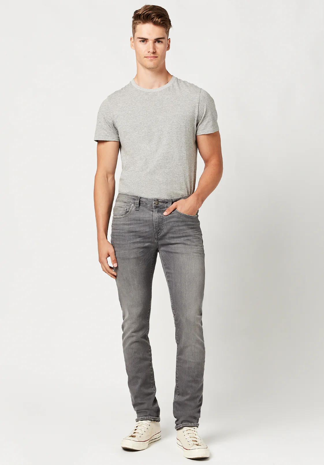 Ash Men's Slim Jeans, Grey Sanded - BM22721