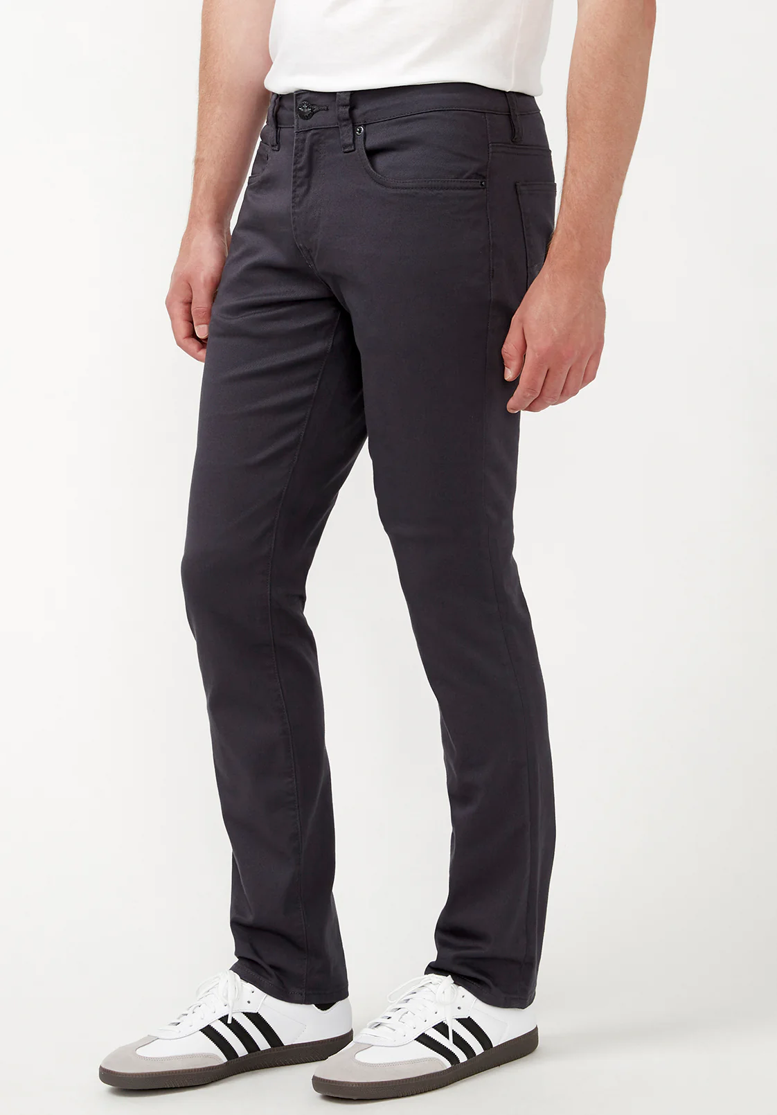 Ash Men's Slim Pants, Charcoal - BM22017 - Image 4