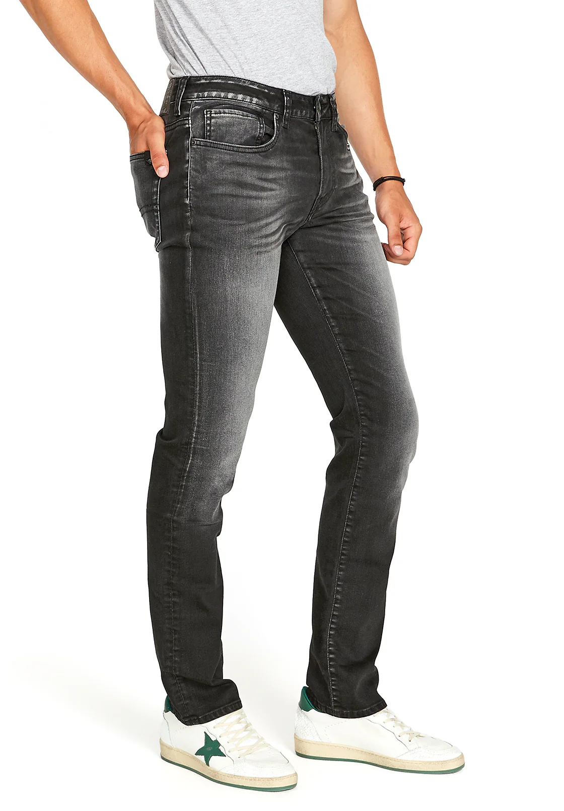 Ash Men's Slim Jeans, Dark and Sanded - BM22597 - Image 4