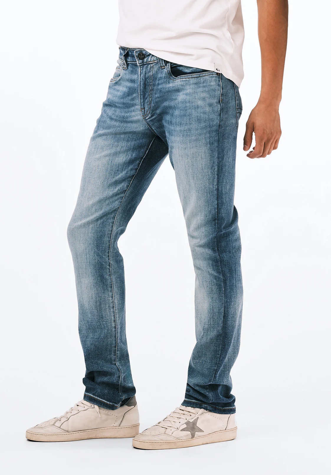 Ash Men's Slim Jeans, Authentic and Sanded - BM22604 - Image 3