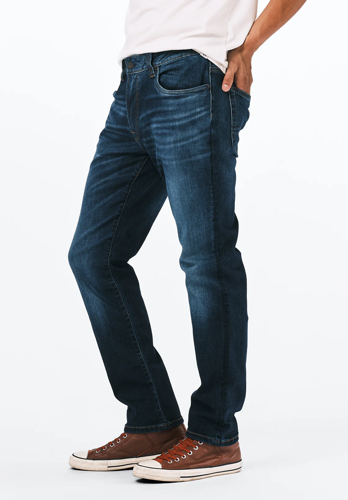 Ash Men's Slim Jeans, Light Medium - BM22633 - Image 3