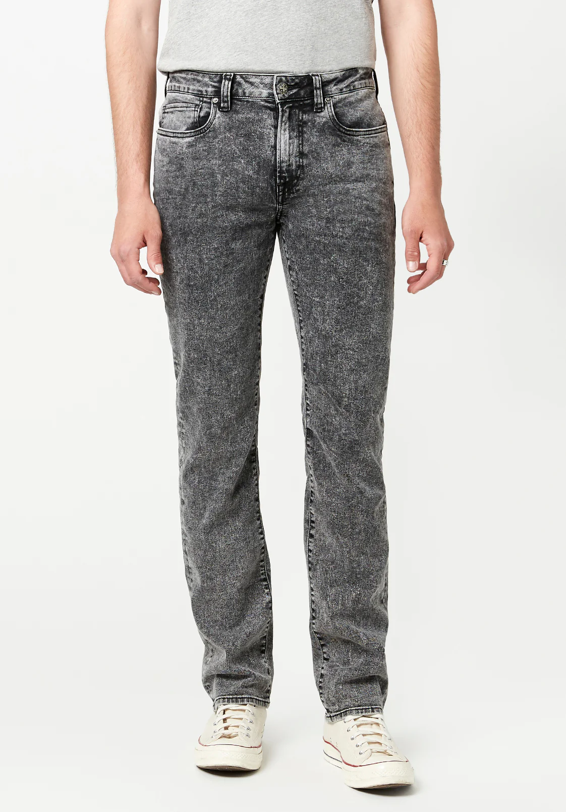 Ash Men's Slim Jeans, Dark Acid Wash - BM22757 - Image 2