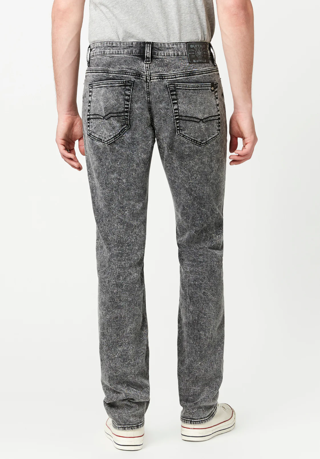 Ash Men's Slim Jeans, Dark Acid Wash - BM22757 - Image 3