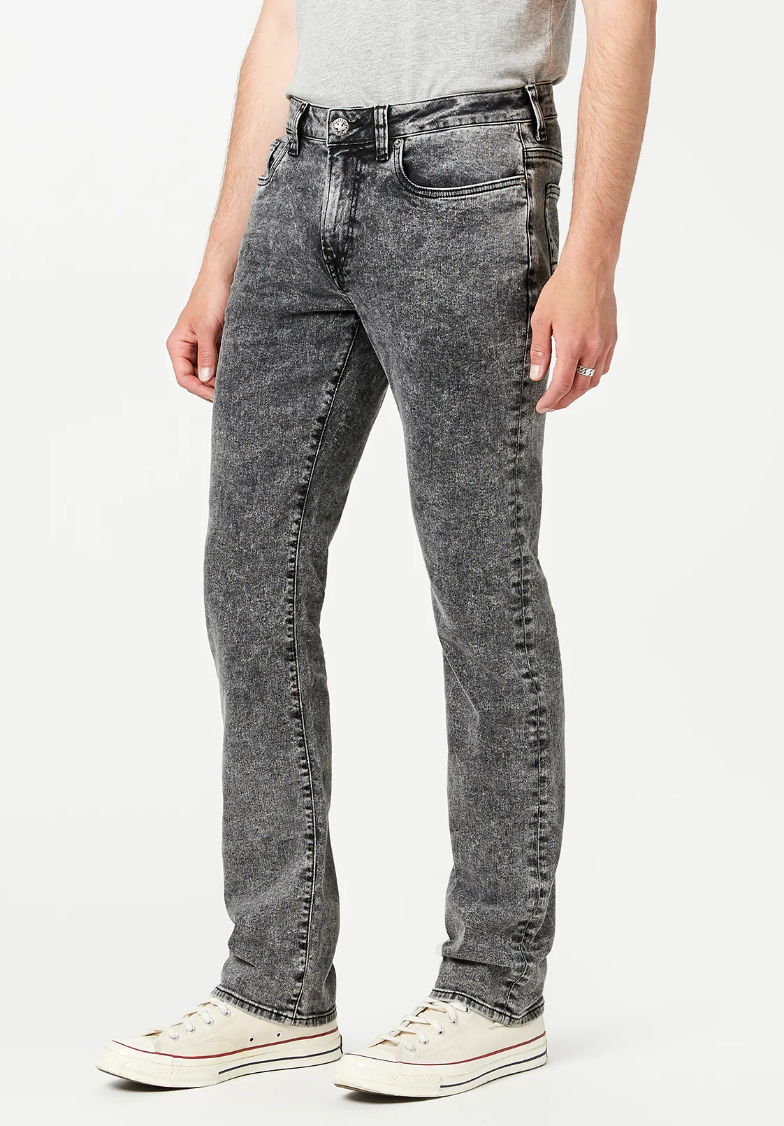Ash Men's Slim Jeans, Dark Acid Wash - BM22757 - Image 4