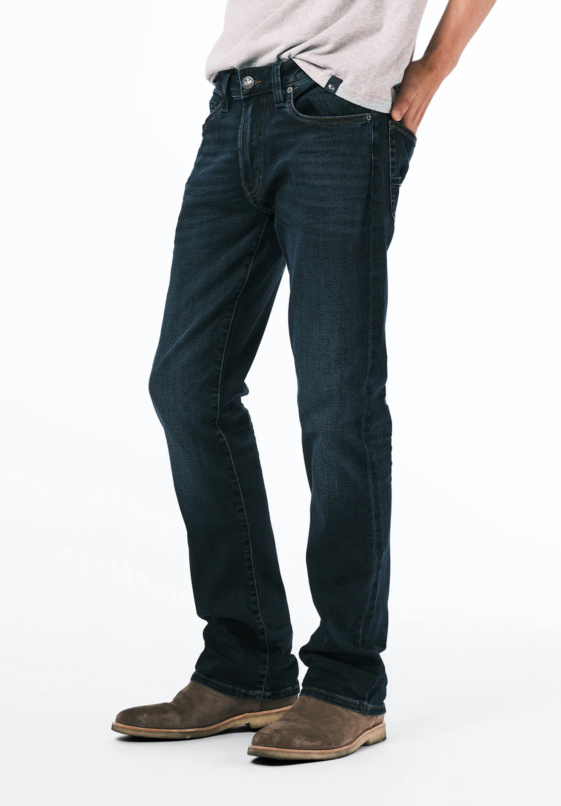 King Men's Slim Boot Jeans, Crinkled and Sanded - BM22720  - Image 3