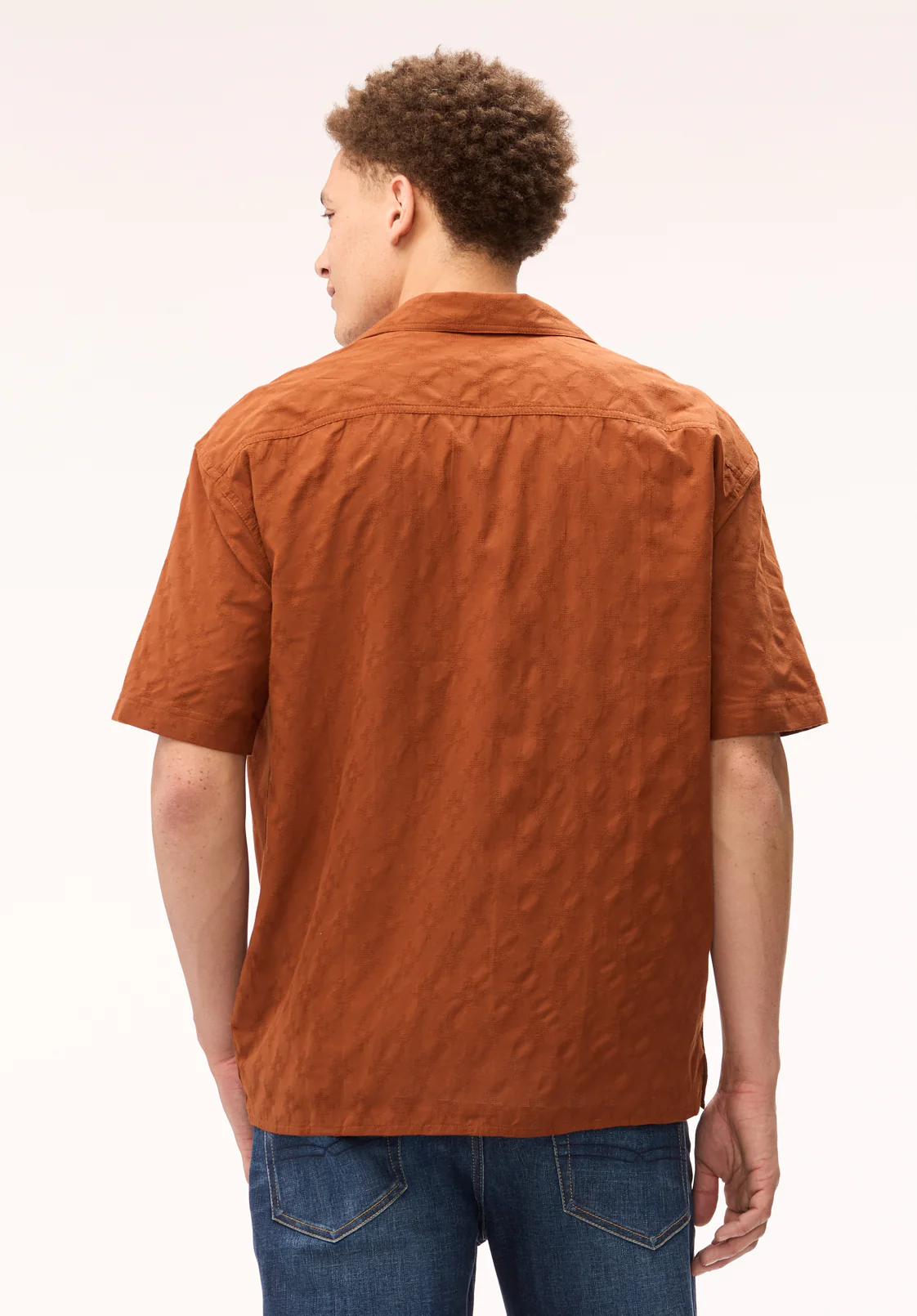 Sonix Men's Short Sleeve Camp Shirt, Coconut Shell - BM24848 - Image 3
