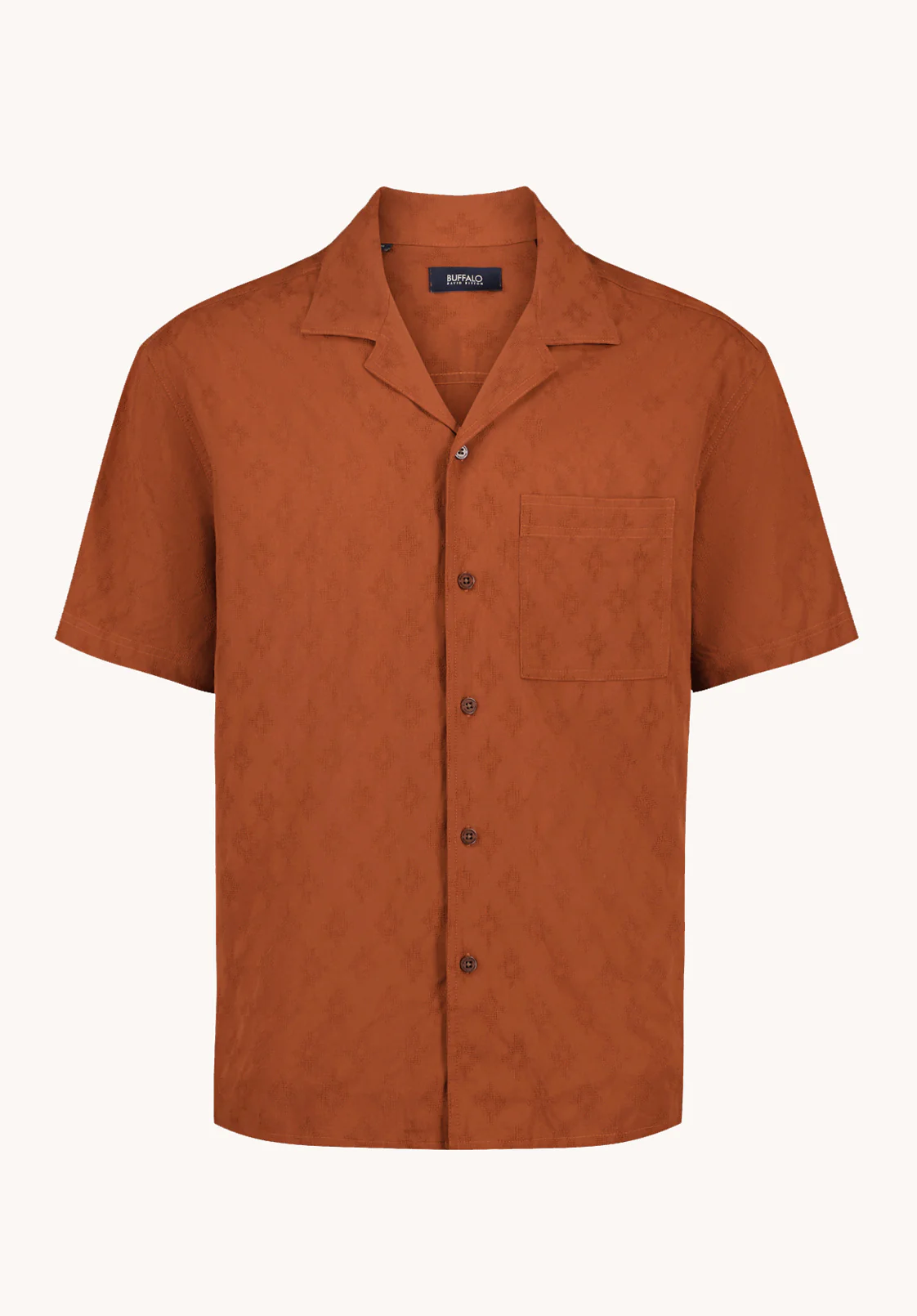Sonix Men's Short Sleeve Camp Shirt, Coconut Shell - BM24848 - Image 6