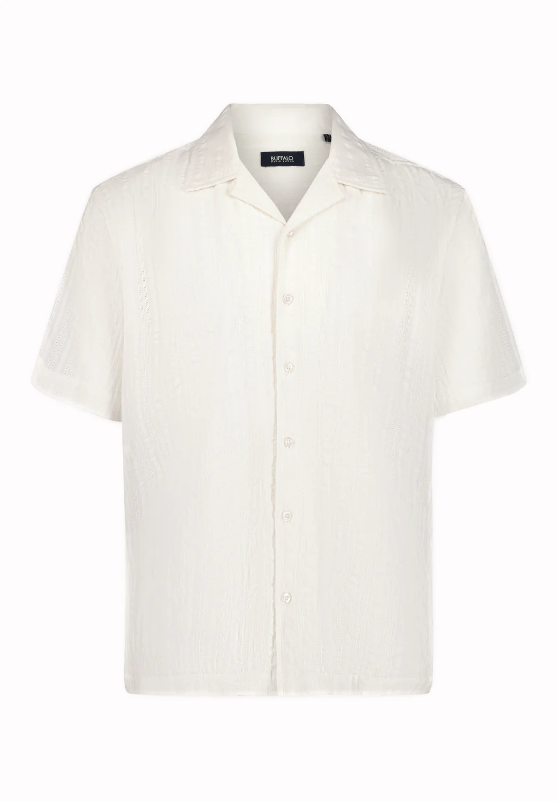 Soriel Men's Short Sleeve Shirt, Milk - BM24799 - Image 5