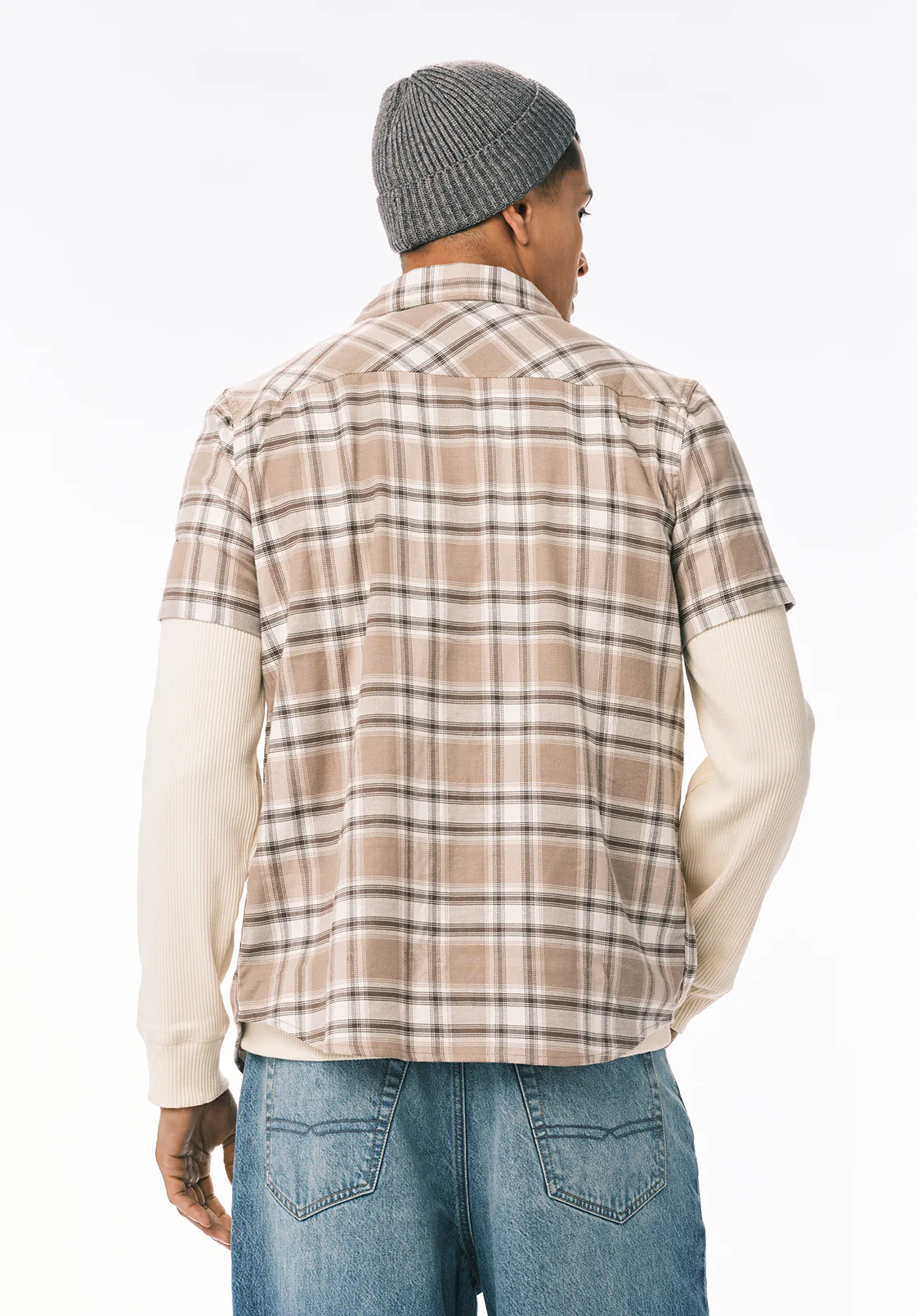Stanley Men's Short Sleeve Plaid Western Shirt, Ardent - BM24756 - Image 4
