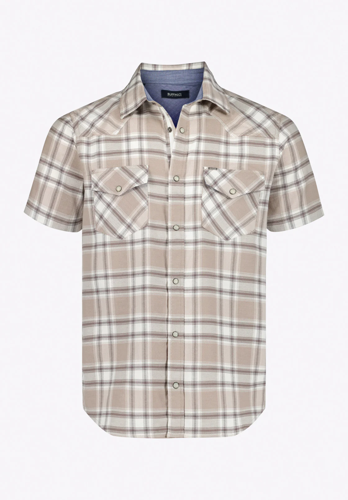Stanley Men's Short Sleeve Plaid Western Shirt, Ardent - BM24756 - Image 5