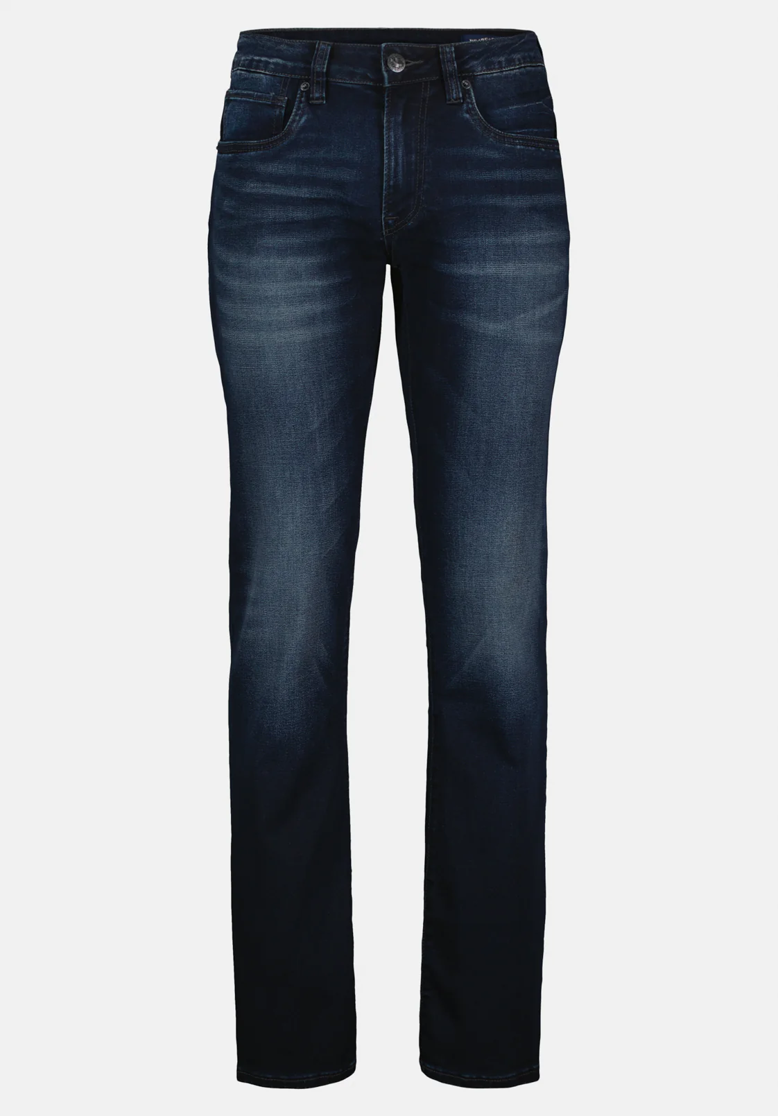 Six Men's Straight Jeans, Authentic and Deep Indigo - BM20457 - Image 5