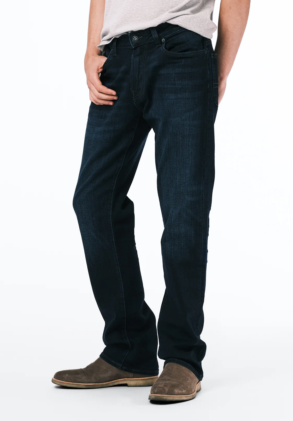 King Men's Slim Boot Jeans, Whiskered and Sanded - BM22675 - Image 3