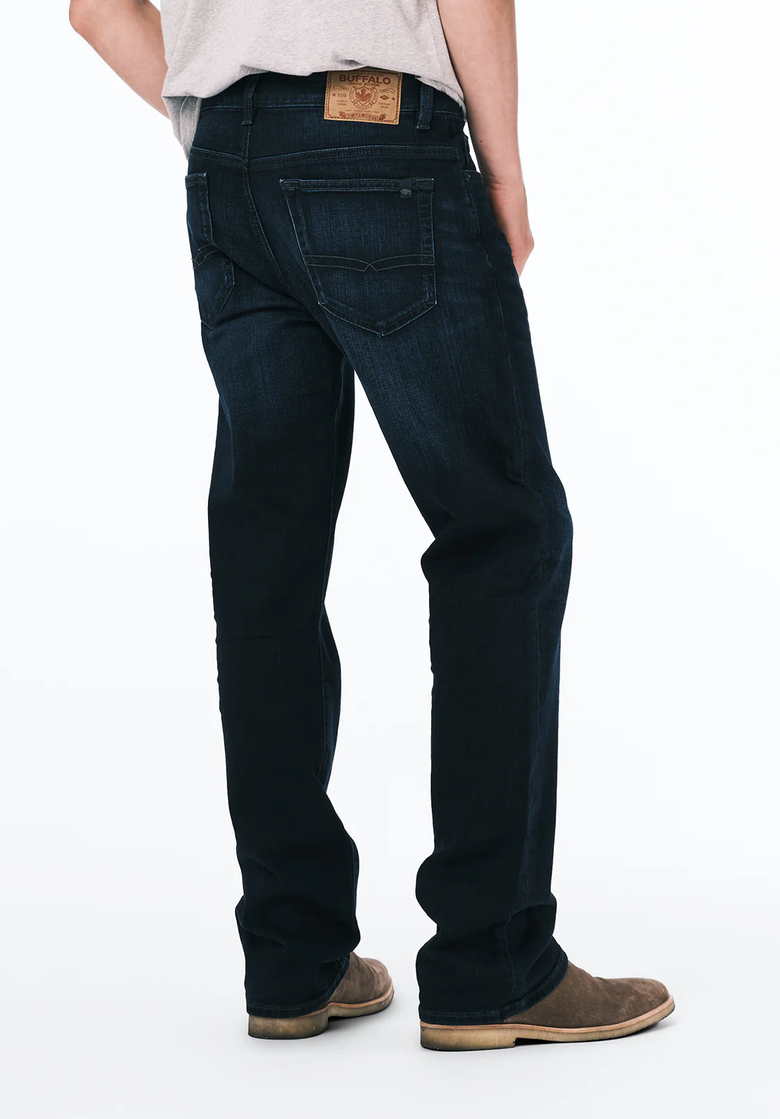 King Men's Slim Boot Jeans, Whiskered and Sanded - BM22675 - Image 4