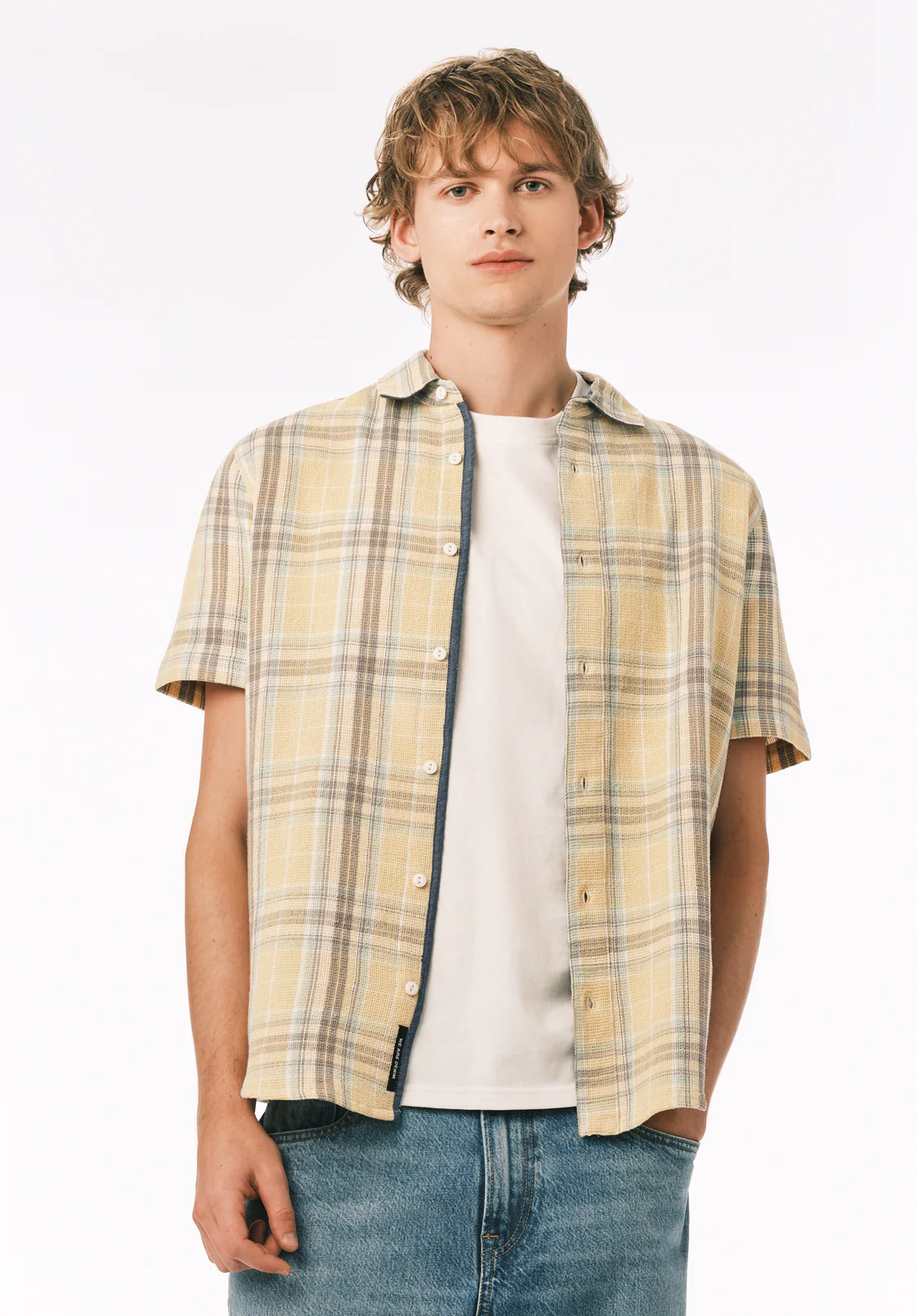 Sulian Men's Short Sleeve Plaid Shirt, Boulder - BM24791 - Image 2