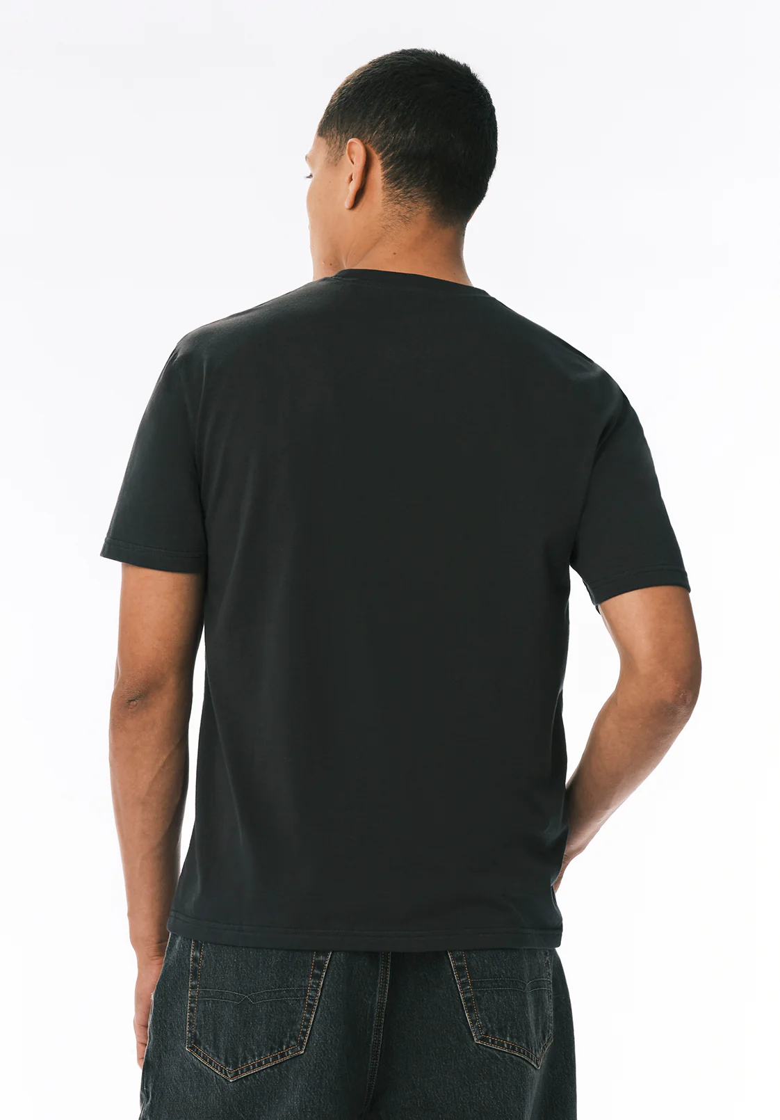 Tafo Men's Whiskey Cowboy Print Graphic Tee, Black - BM24819 - Image 4