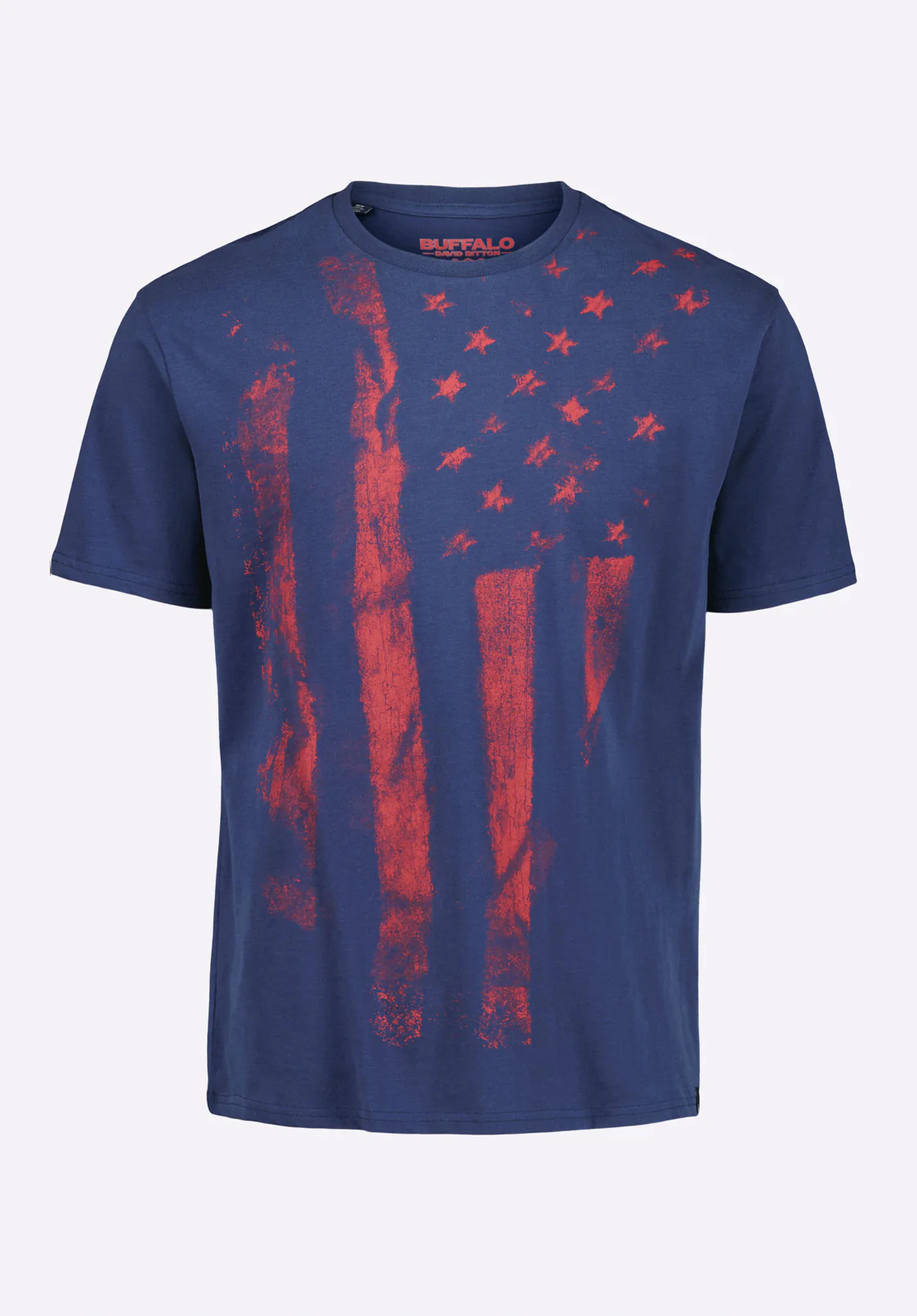 Talla Men's American Flag Print Graphic Tee, Whale - BM24650 - Image 5