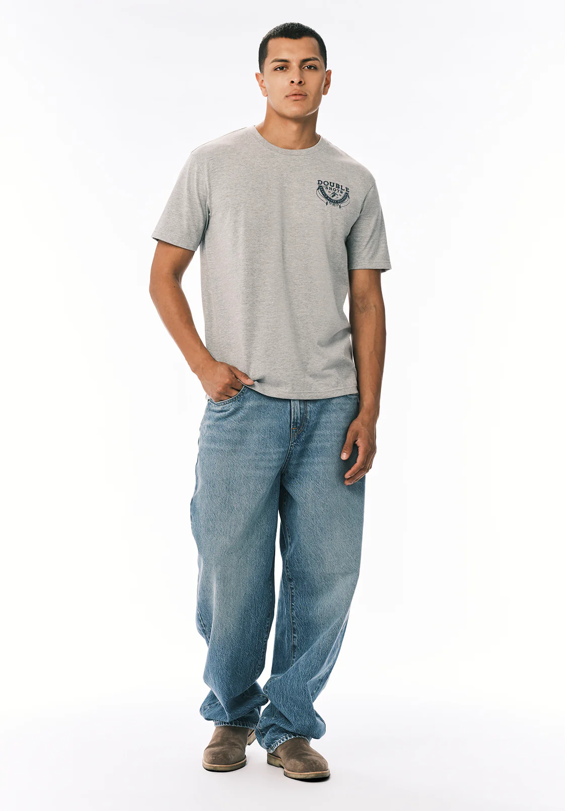 Tarma Men's Après Ski Print Graphic Tee, Heather Grey - BM24820