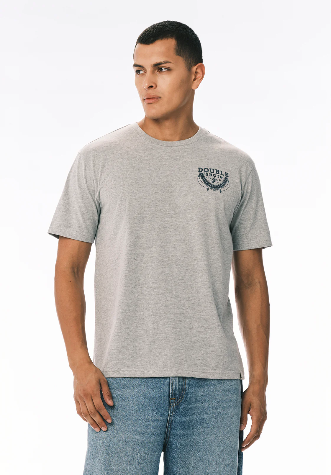 Tarma Men's Après Ski Print Graphic Tee, Heather Grey - BM24820 - Image 3